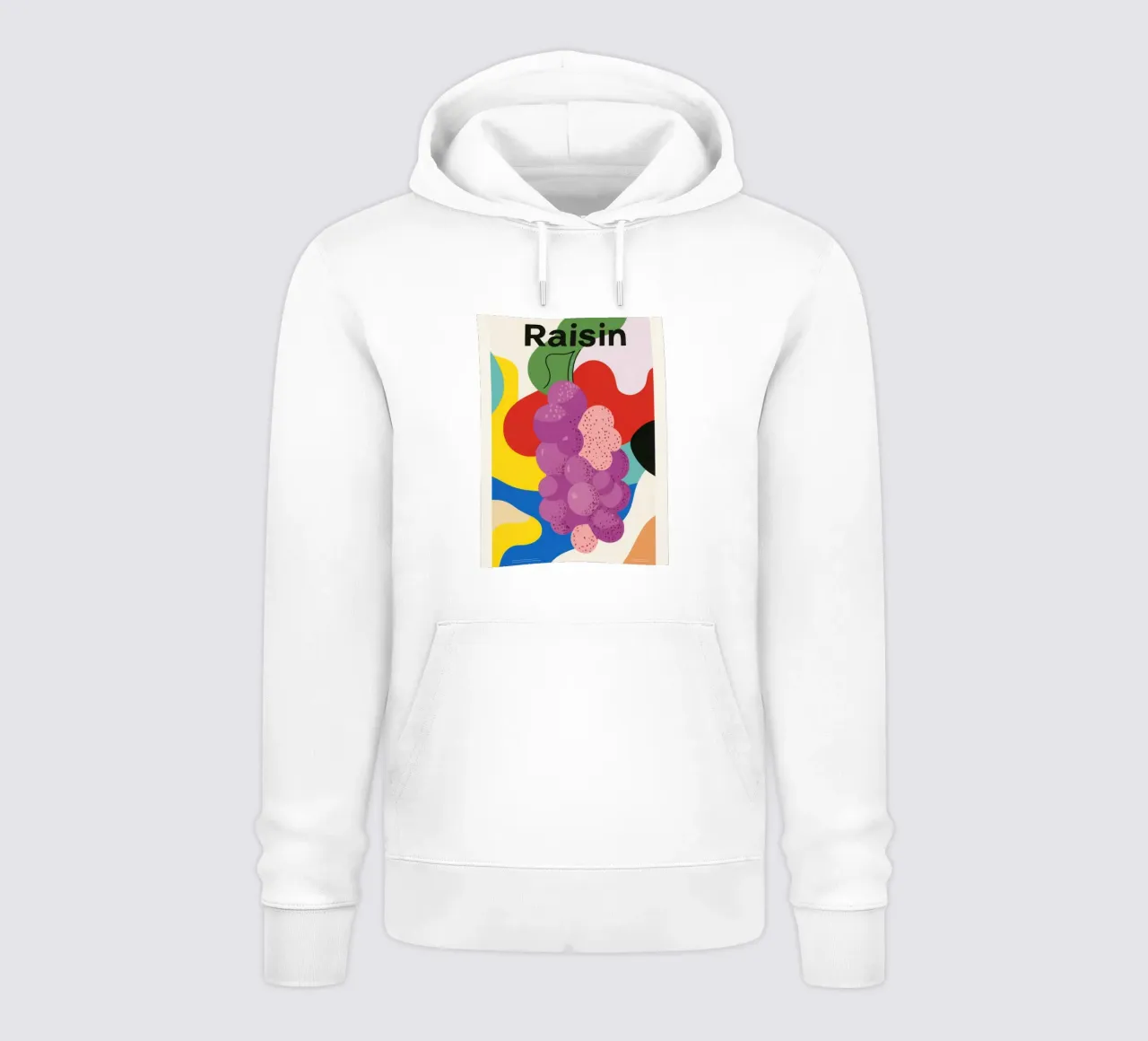 Uva colorata felpa con cappuccio da Pop and Fruits - Affiches & posters