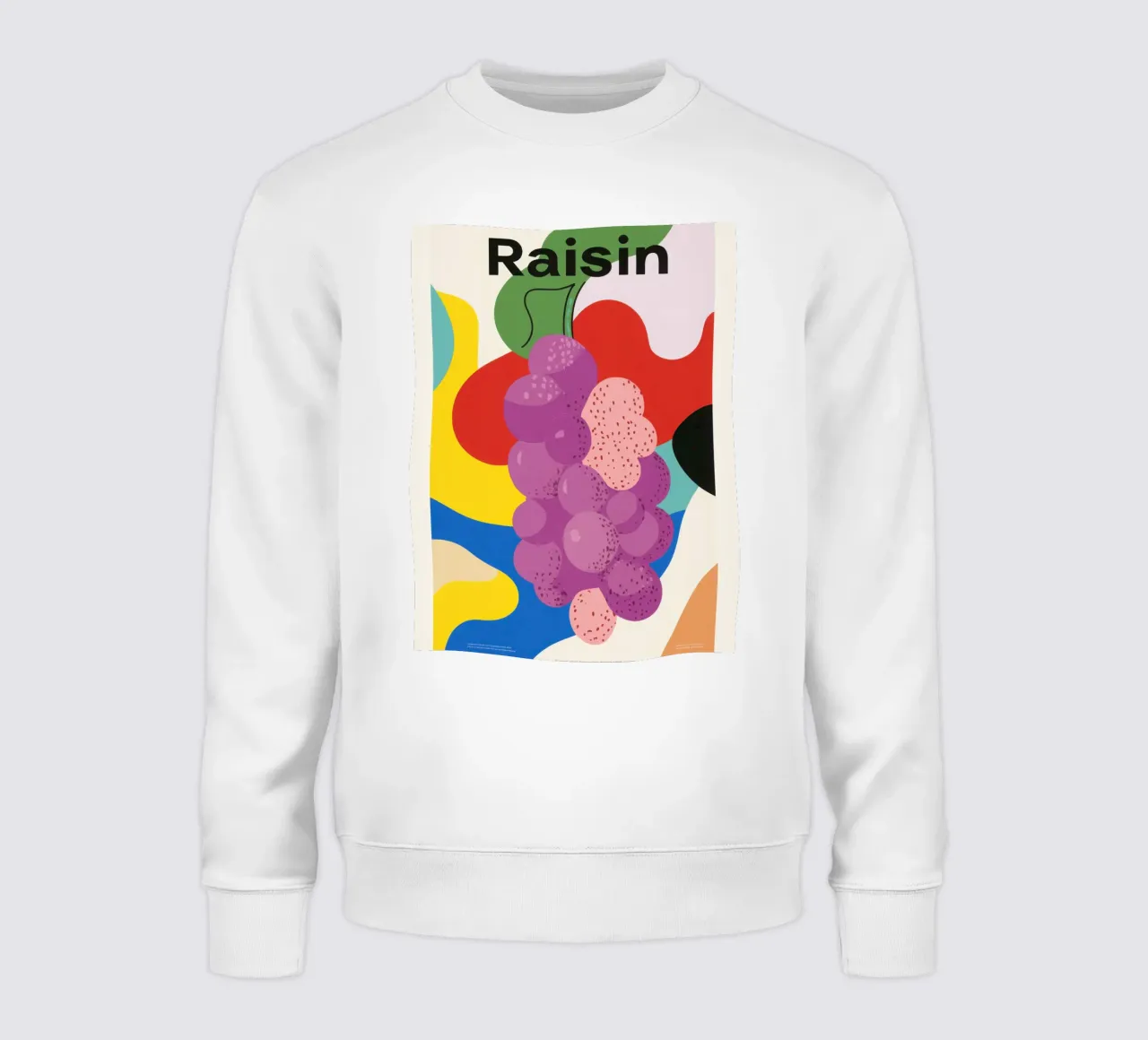 Uva colorata felpa da Pop and Fruits - Affiches & posters