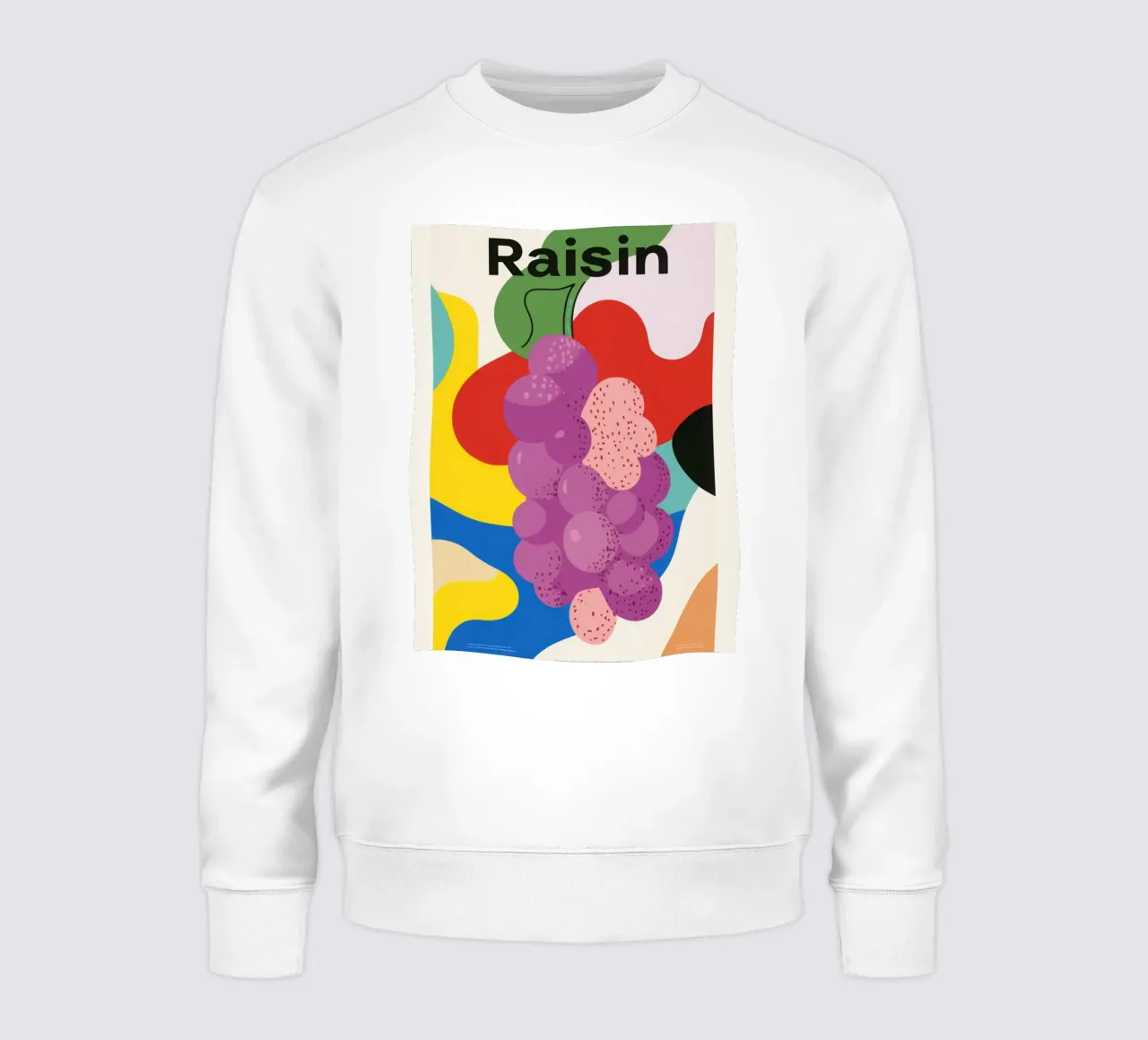 Raisin Coloré sweat de Pop and Fruits - Affiches & posters