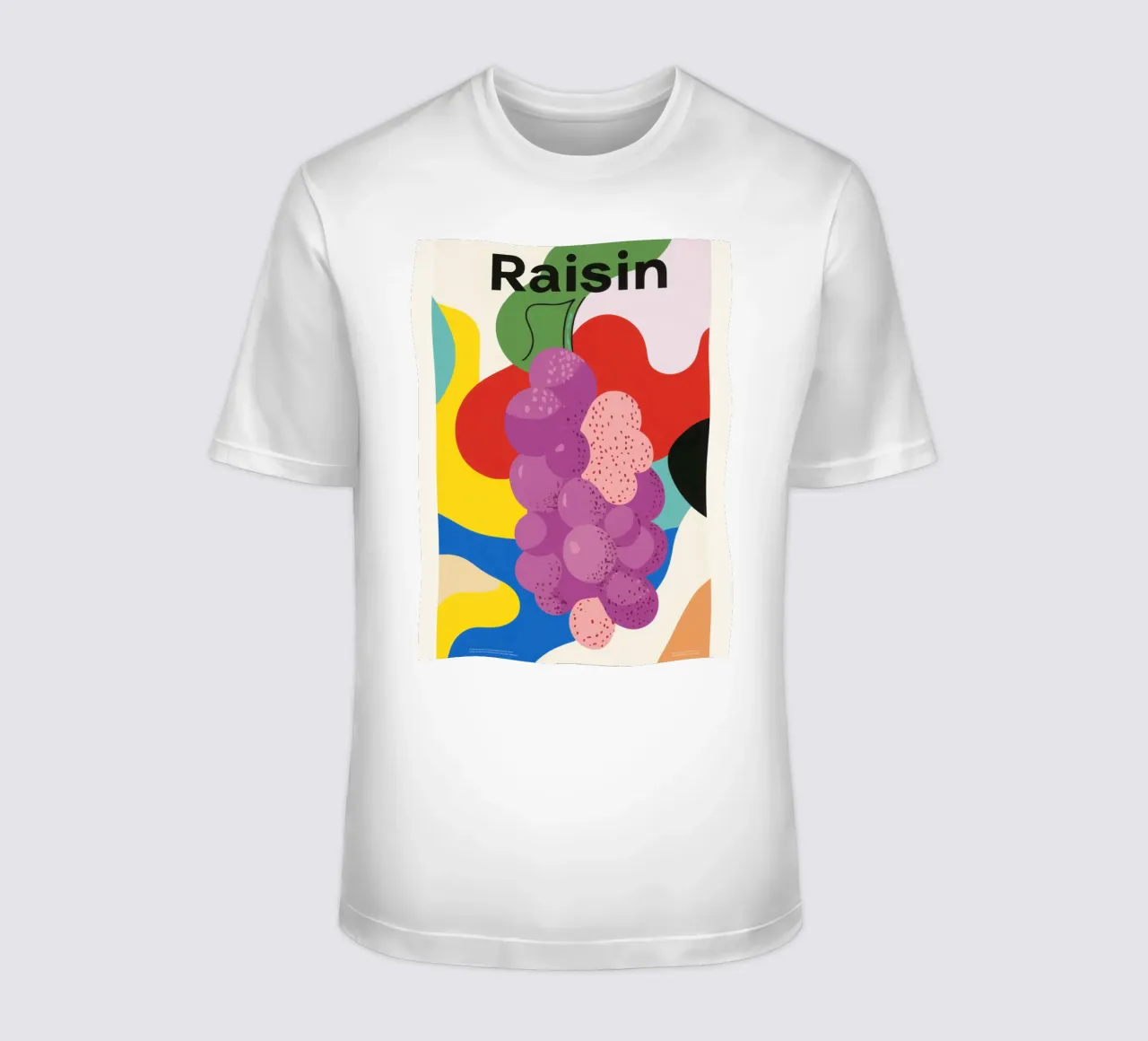 Uva colorata t-shirt da Pop and Fruits - Affiches & posters