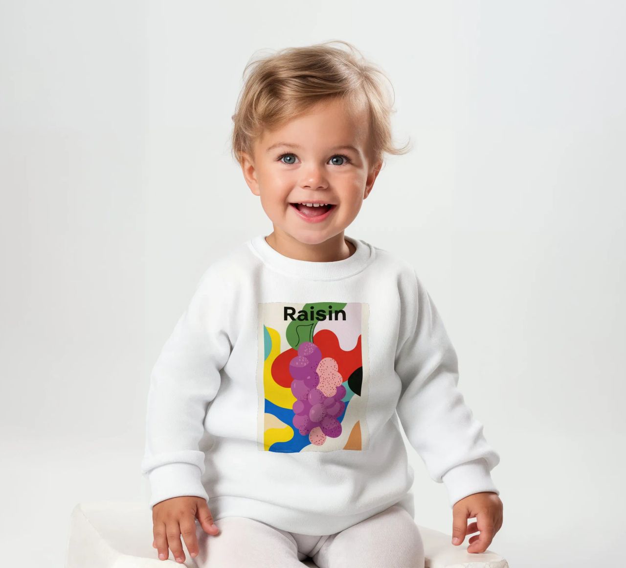 Uva colorata felpa neonato da Pop and Fruits - Affiches & posters