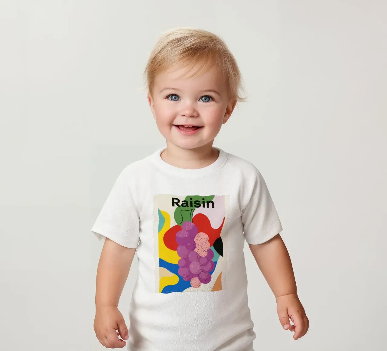 Raisin Coloré t-shirt pour bébé de Pop and Fruits - Affiches & posters