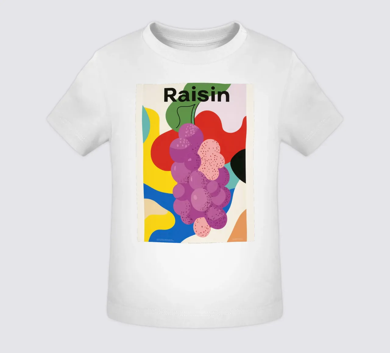 Uva colorata maglietta neonato da Pop and Fruits - Affiches & posters