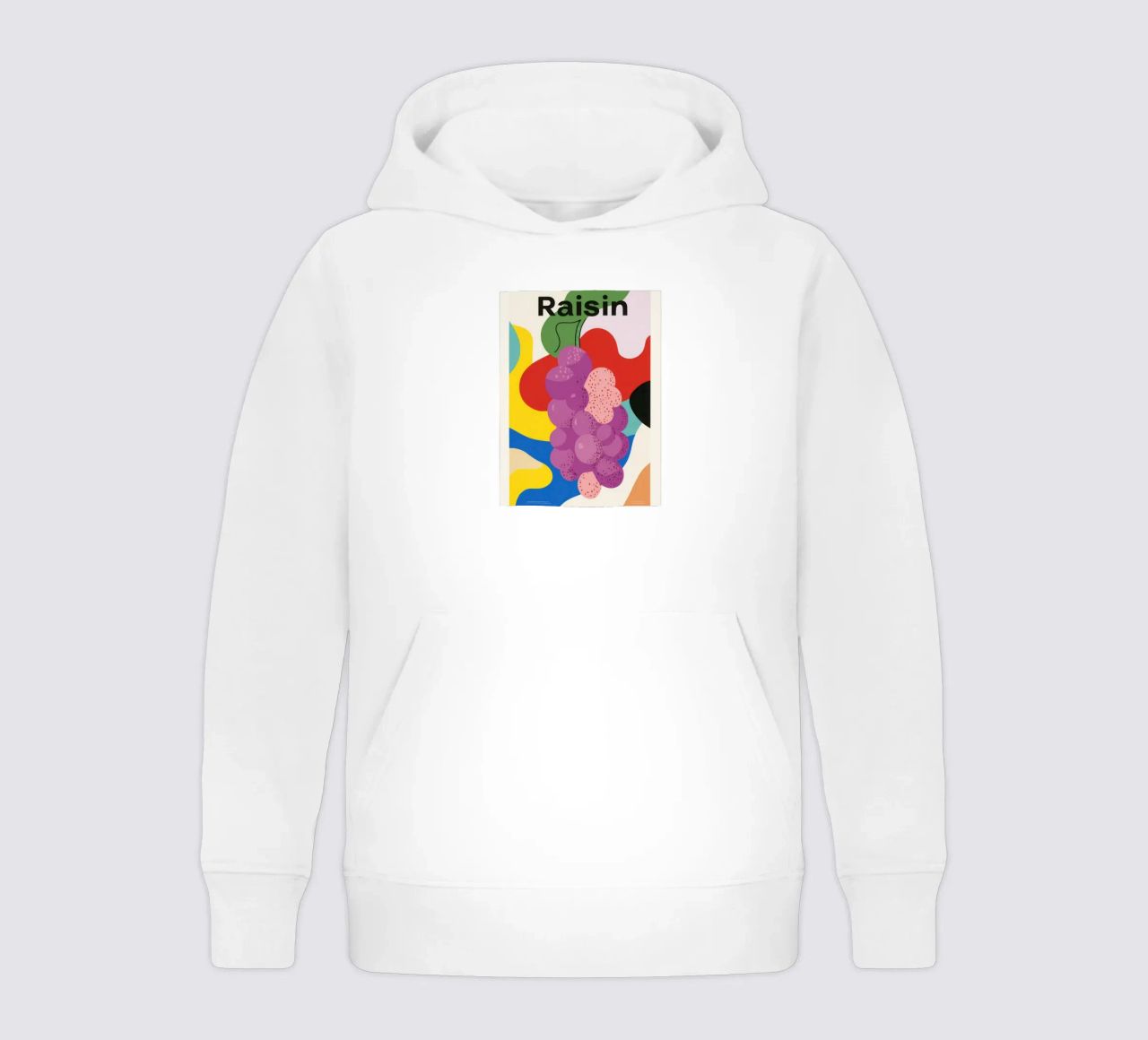 Uva colorata felpa bambino con cappuccio da Pop and Fruits - Affiches & posters