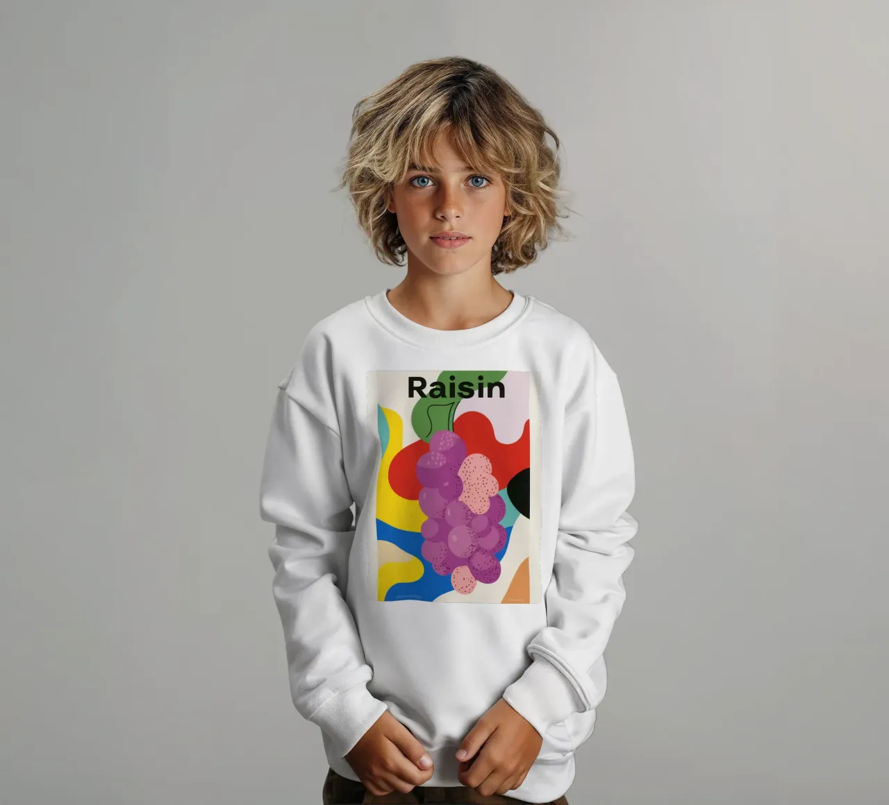 Uvas de colores sudadera para niño de Pop and Fruits - Affiches & posters