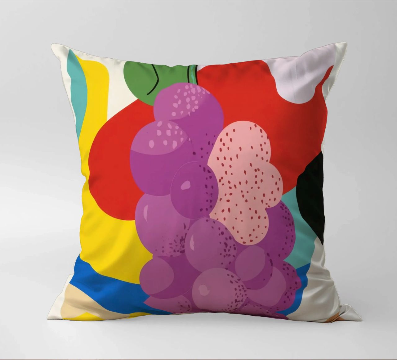 Uva colorata cuscino da Pop and Fruits - Affiches & posters