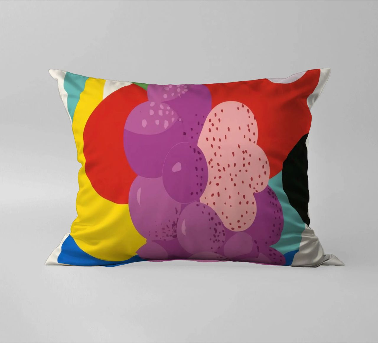 Uva colorata cuscino da Pop and Fruits - Affiches & posters