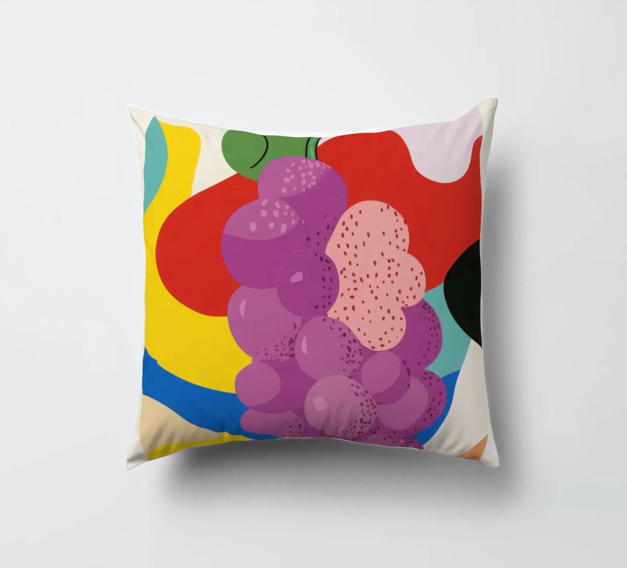 Uva colorata cuscino da Pop and Fruits - Affiches & posters
