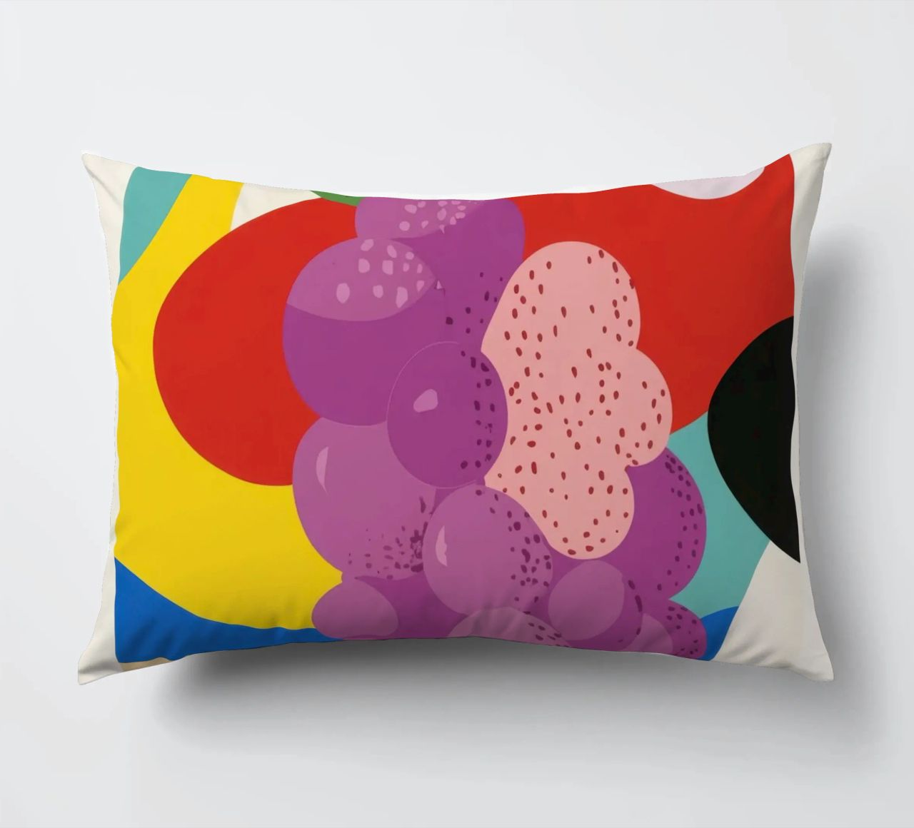 Uva colorata cuscino da Pop and Fruits - Affiches & posters