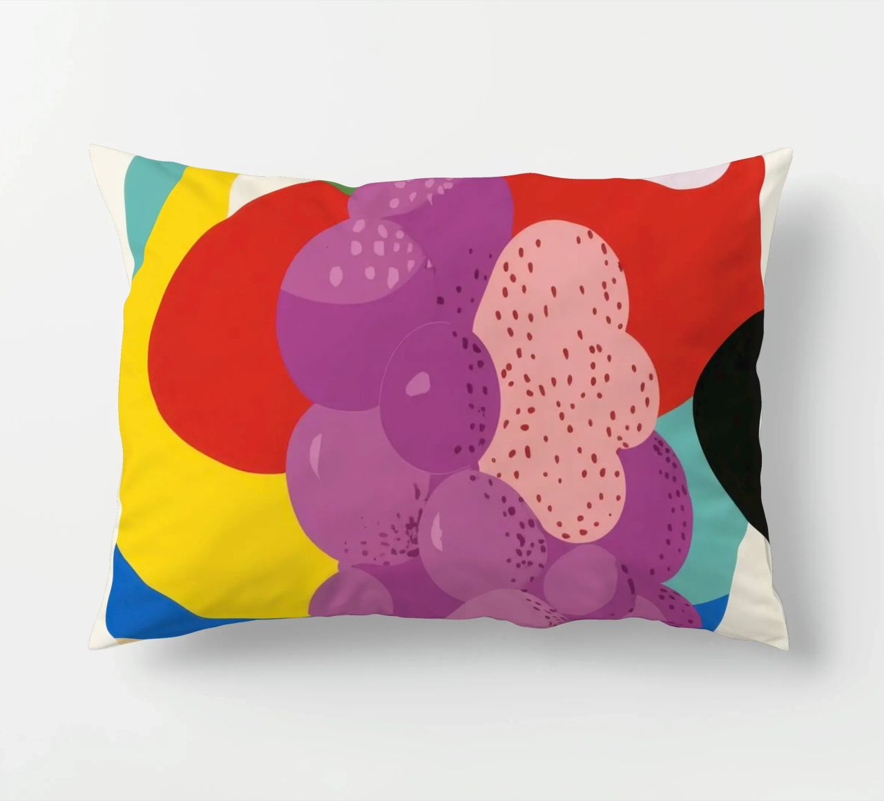 Uva colorata cuscino da Pop and Fruits - Affiches & posters