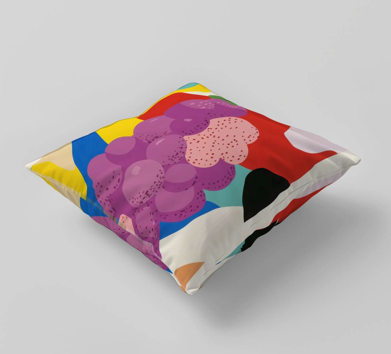 Uva colorata cuscino da Pop and Fruits - Affiches & posters