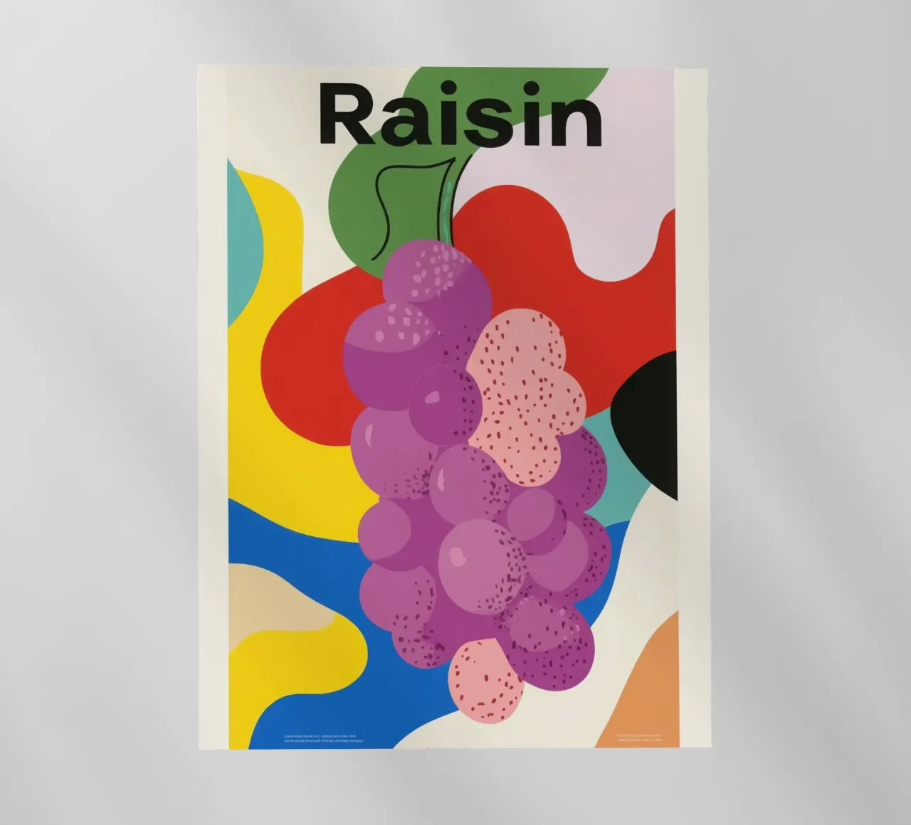 Uvas de colores lámina retroiluminada de Pop and Fruits - Affiches & posters