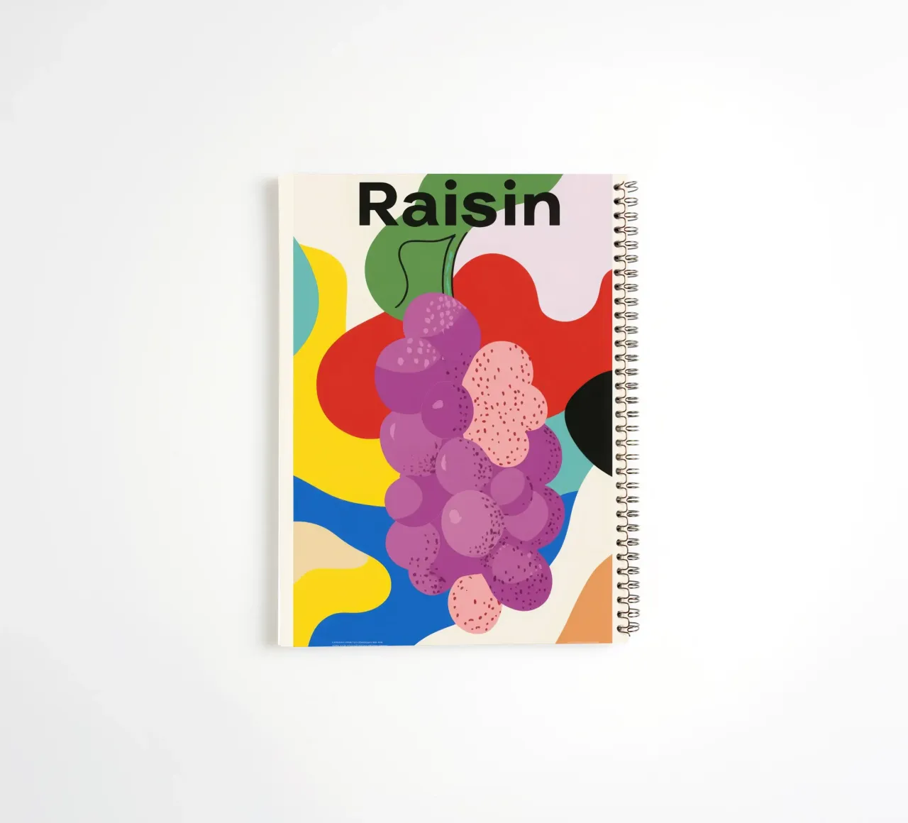 Uva colorata diario ad anelli da Pop and Fruits - Affiches & posters