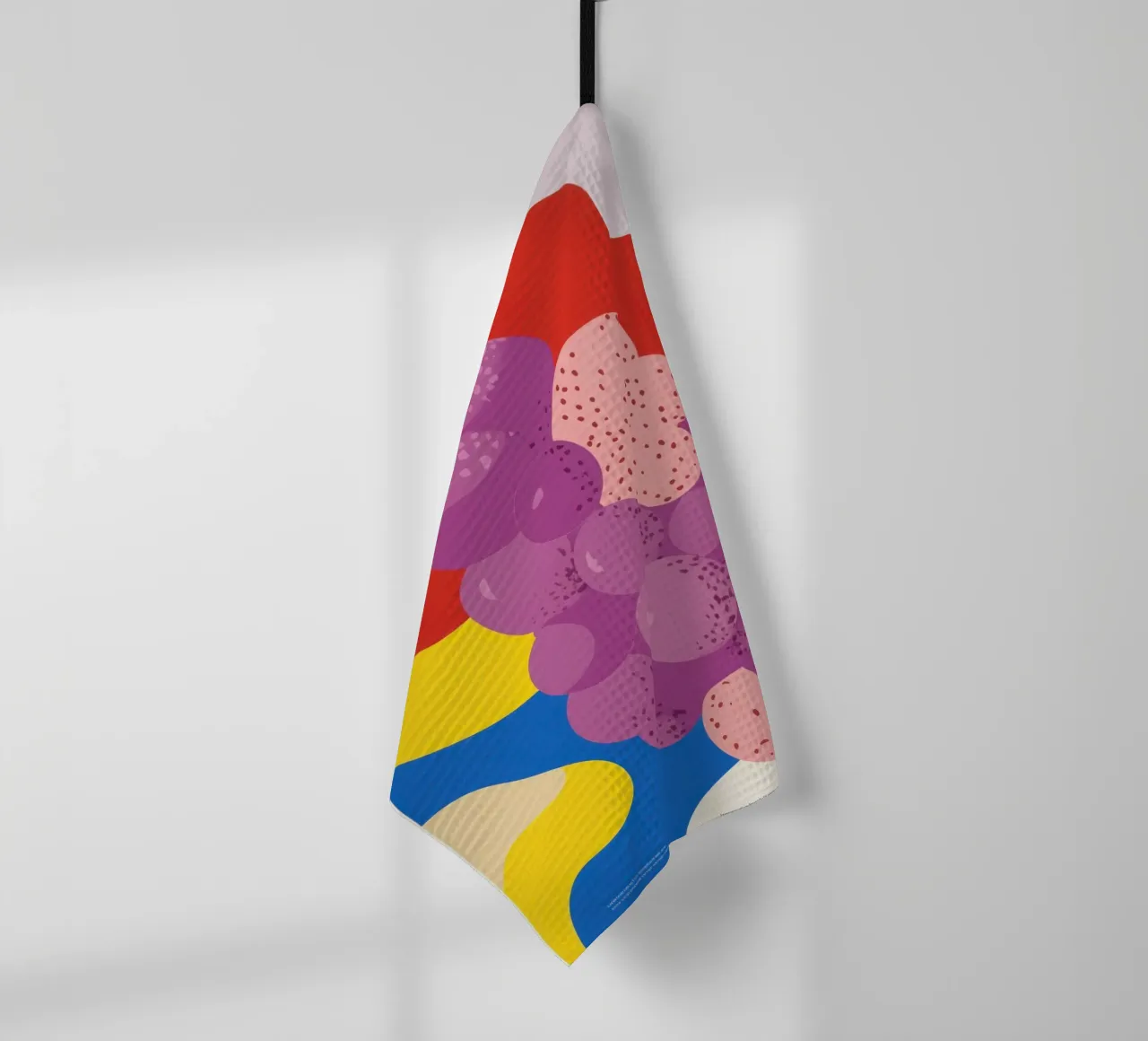 Uva colorata canovaccio da cucina da Pop and Fruits - Affiches & posters