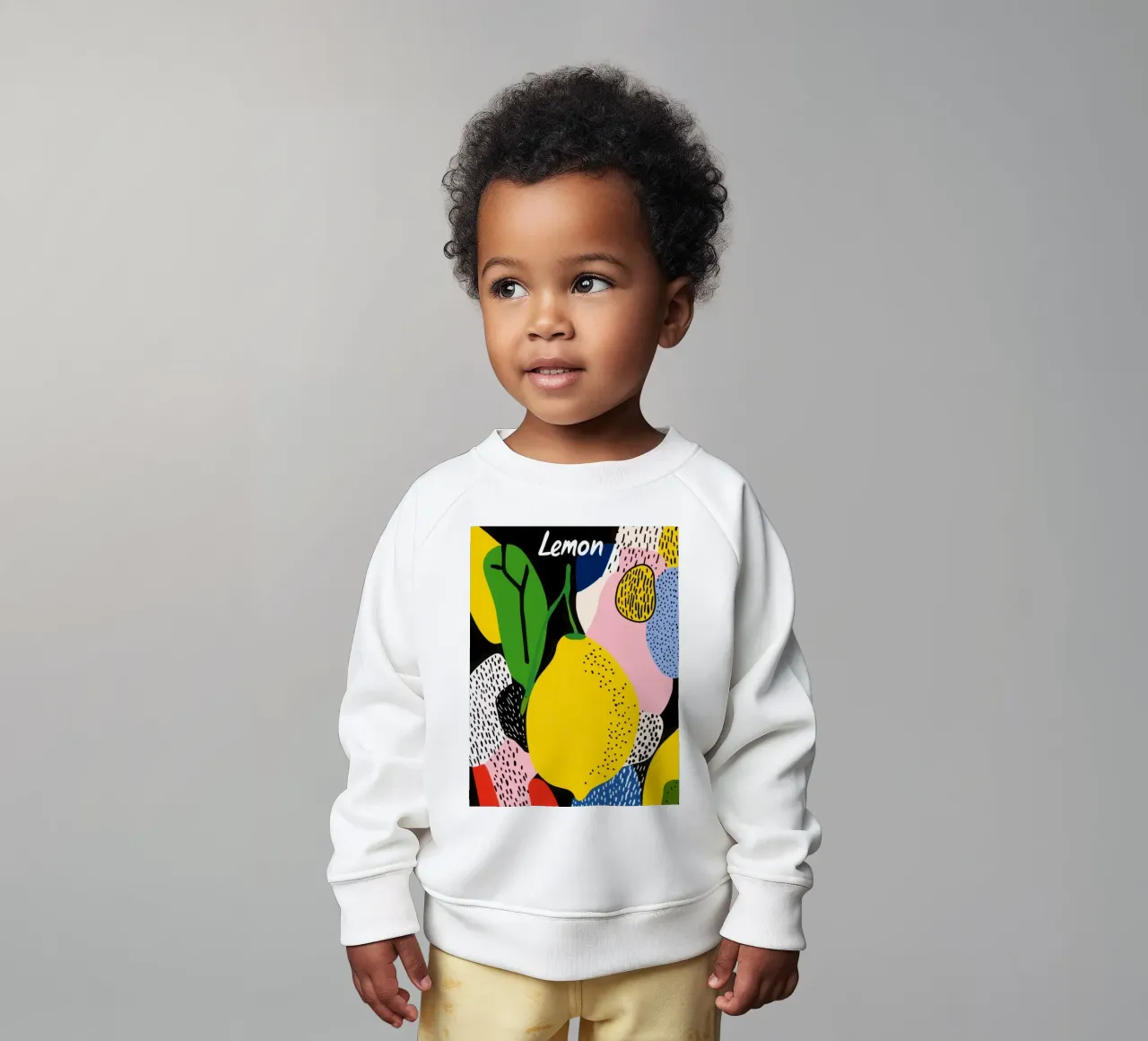 Limone moderno felpa neonato da Pop and Fruits - Affiches & posters