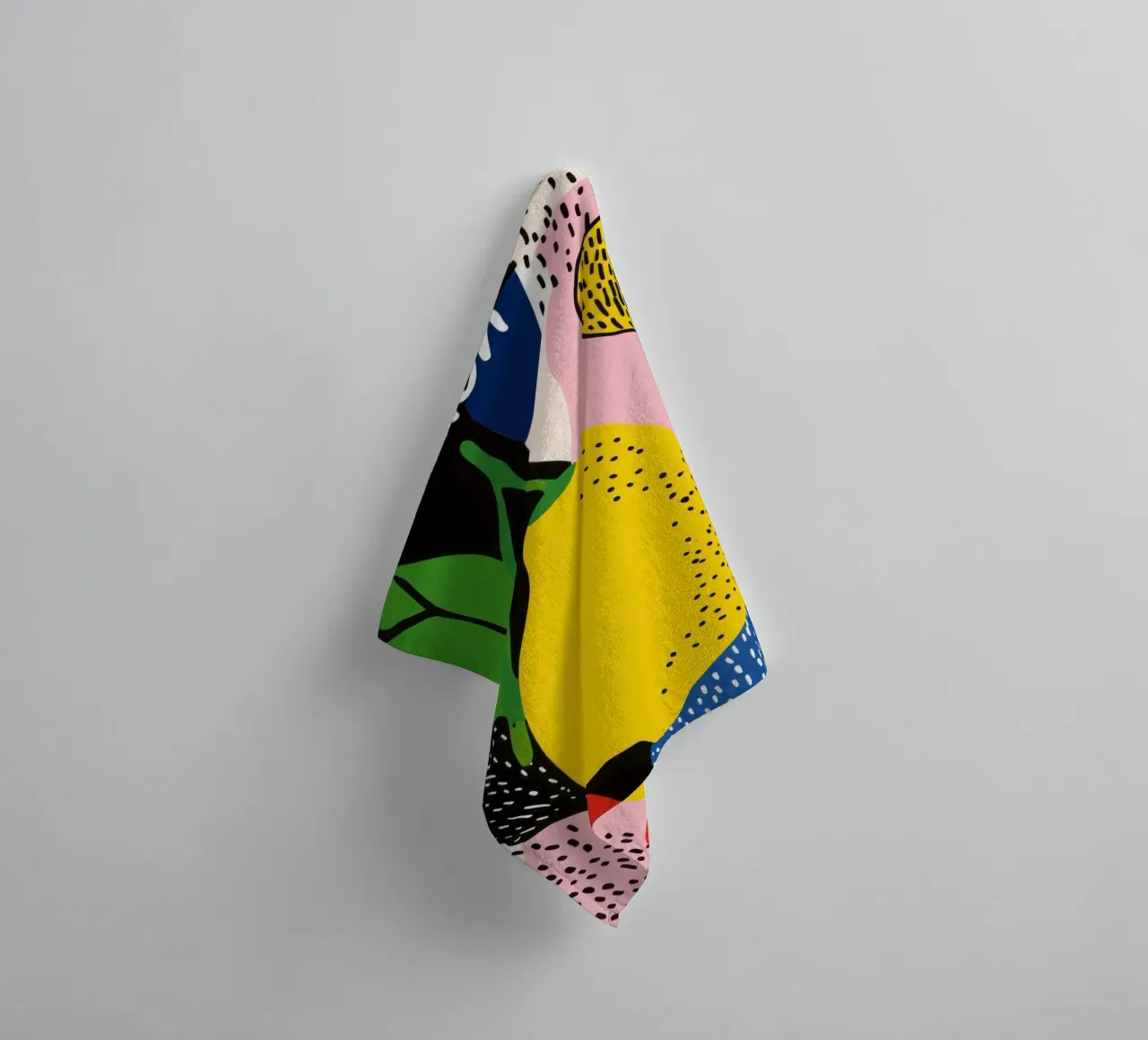 Lemon Modern towel by Pop and Fruits - Affiches & posters