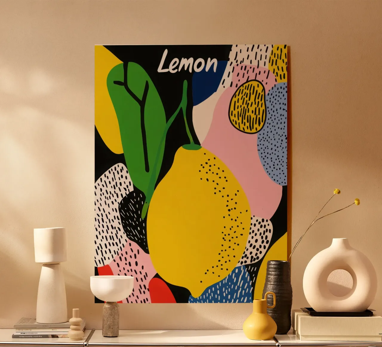 Limone moderno plexiglass da Pop and Fruits - Affiches & posters