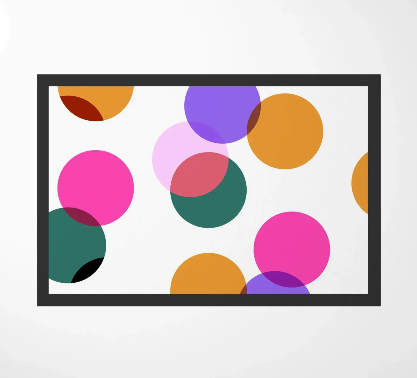 Circles Fußmatte von Sabrina Ziegenhorn