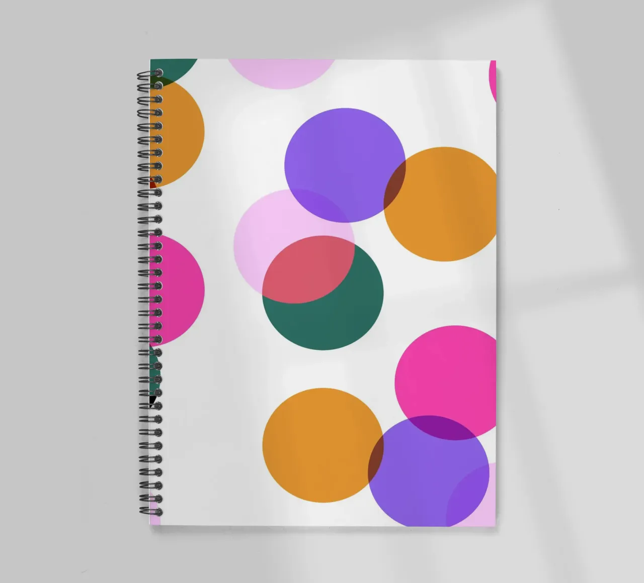 Circles spiral notebook by Sabrina Ziegenhorn