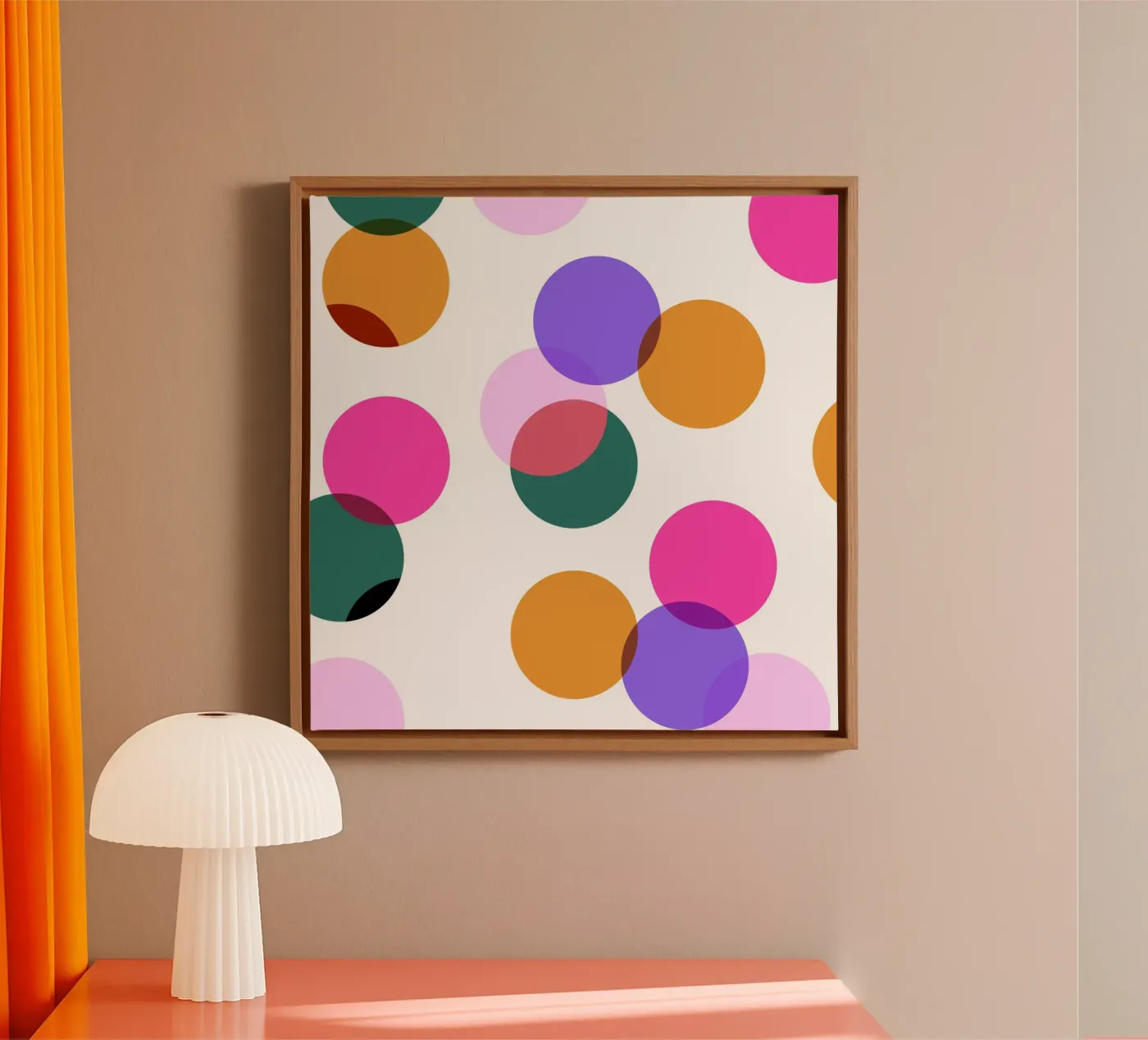 Circles tela da Sabrina Ziegenhorn