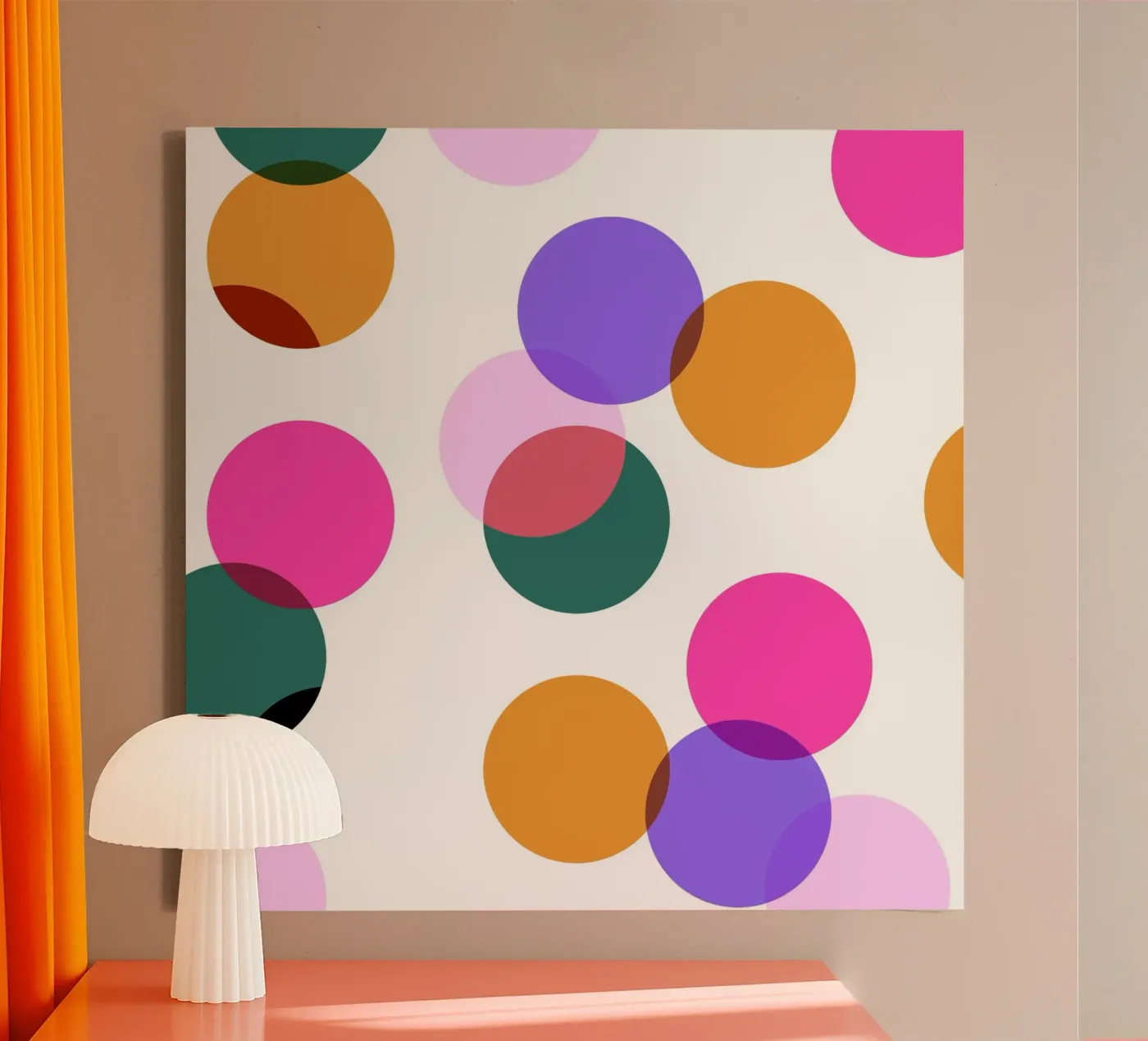 Circles tela da Sabrina Ziegenhorn