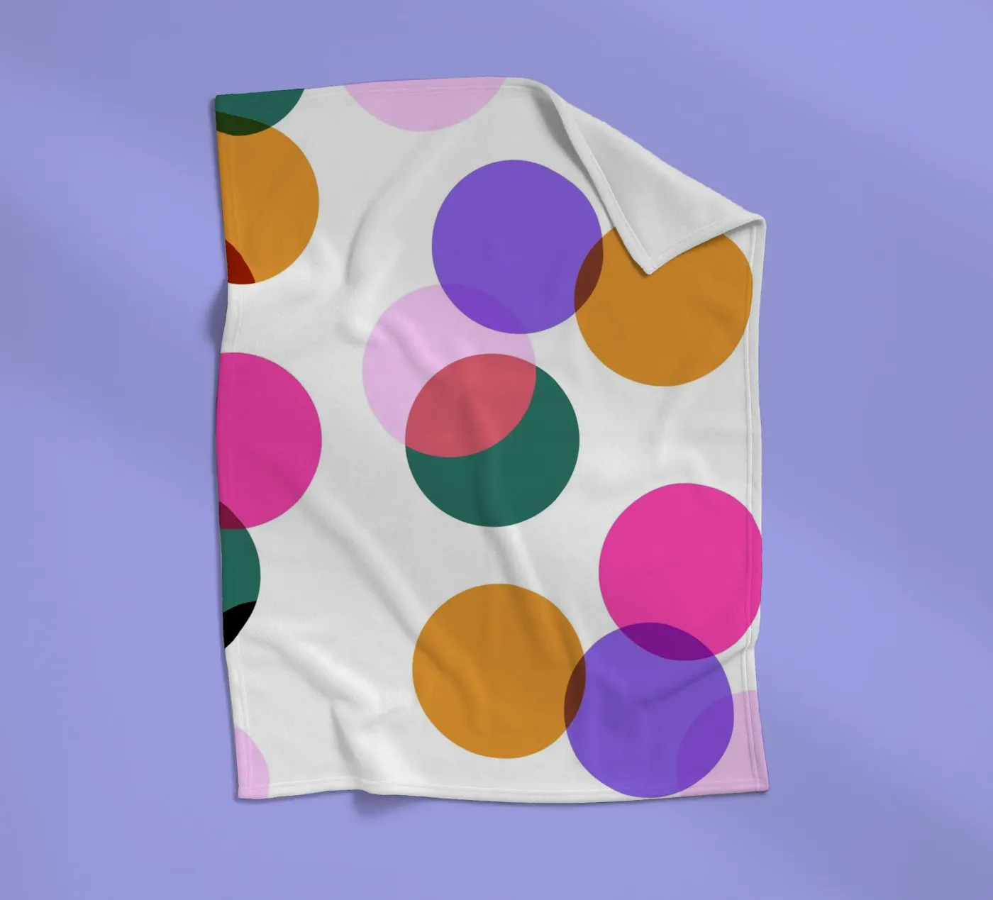 Circles Fleecedecke von Sabrina Ziegenhorn