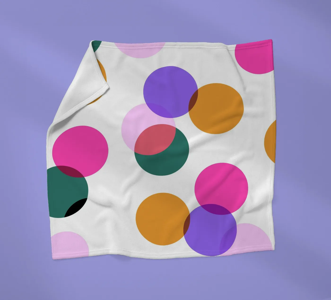 Circles Fleecedecke von Sabrina Ziegenhorn