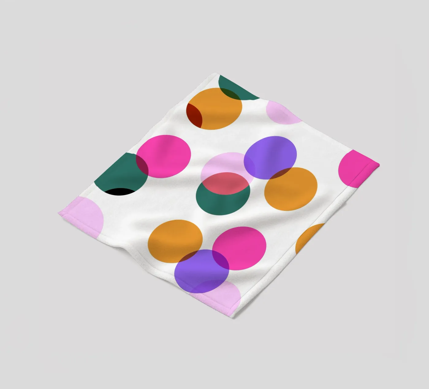 Circles Fleecedecke von Sabrina Ziegenhorn