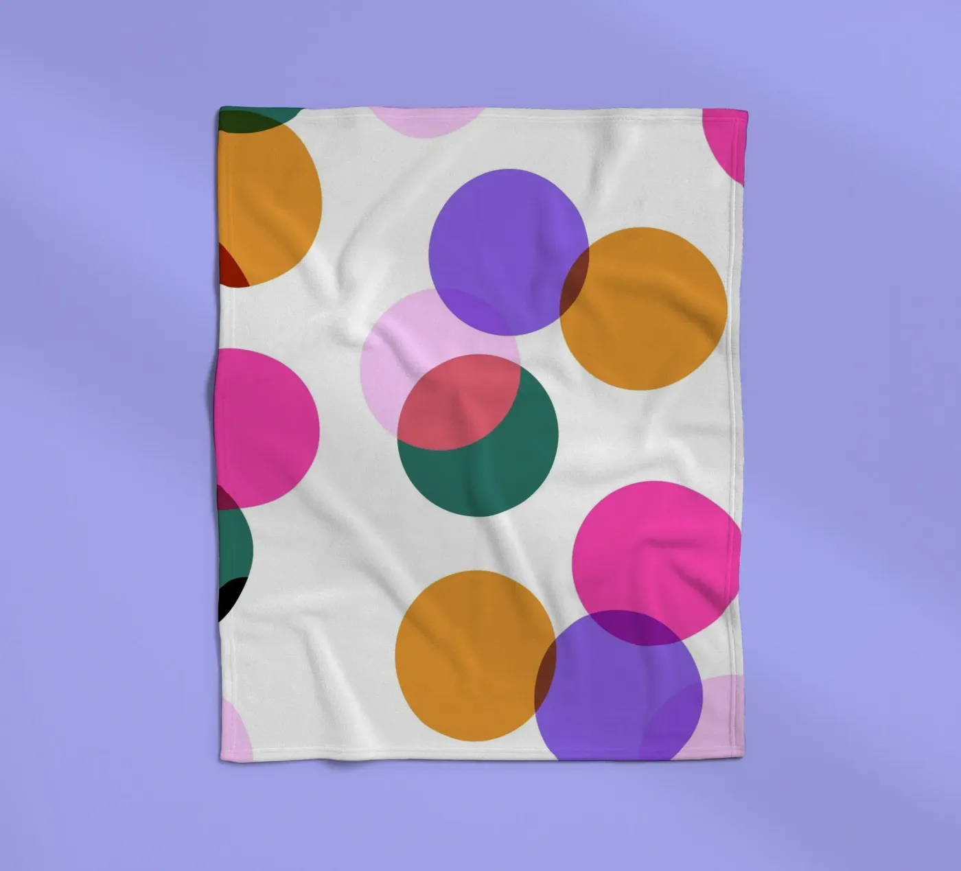 Circles Fleecedecke von Sabrina Ziegenhorn