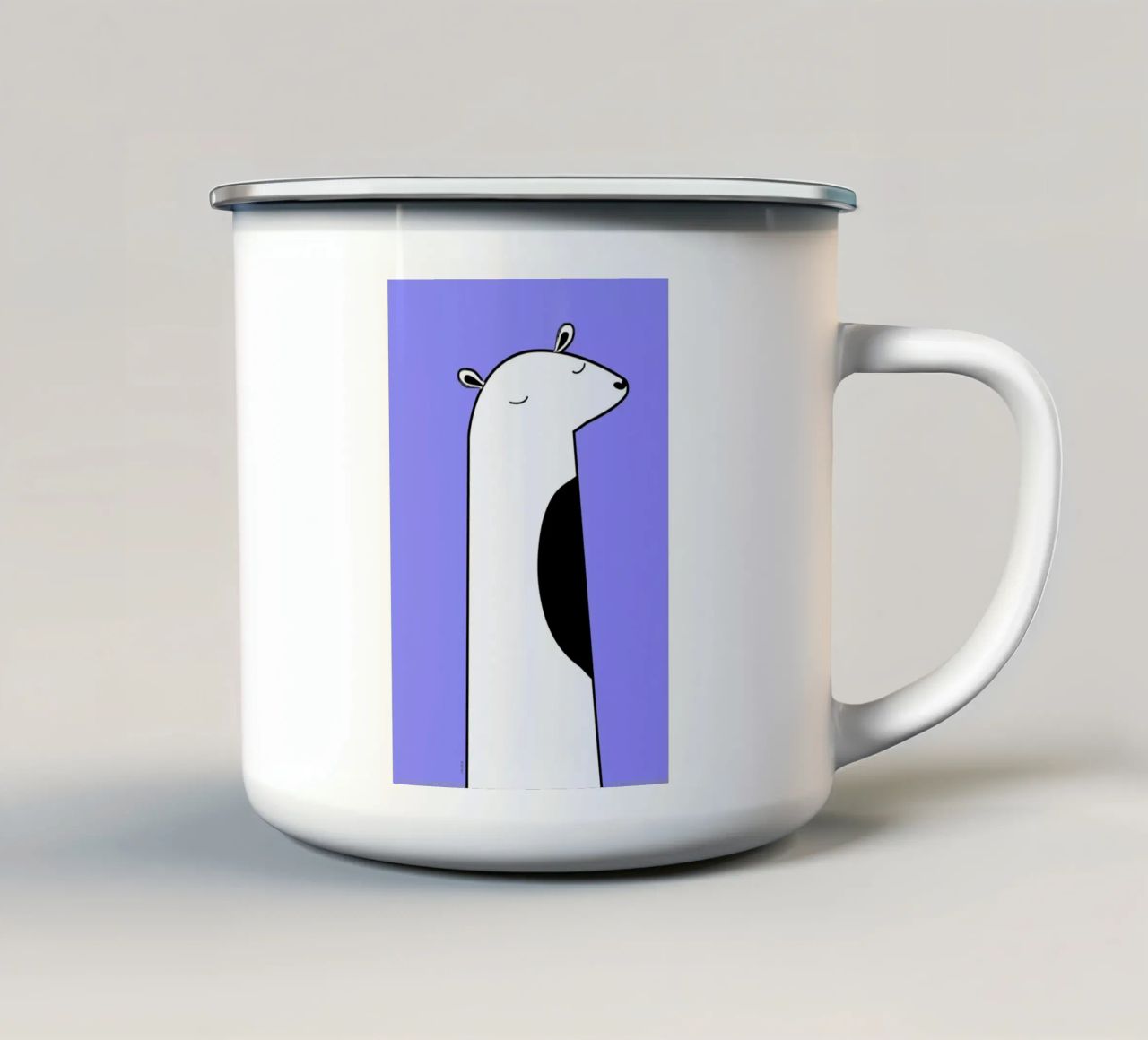 Sleepy 2 tazza in smalto da Iglou