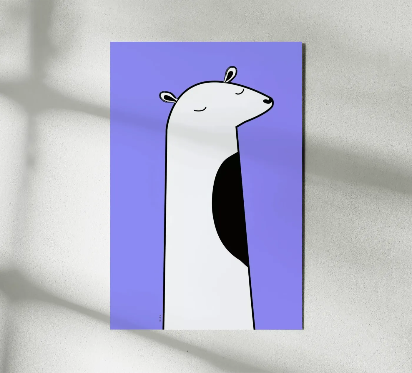 Sleepy 2 alluminio dibond da Iglou