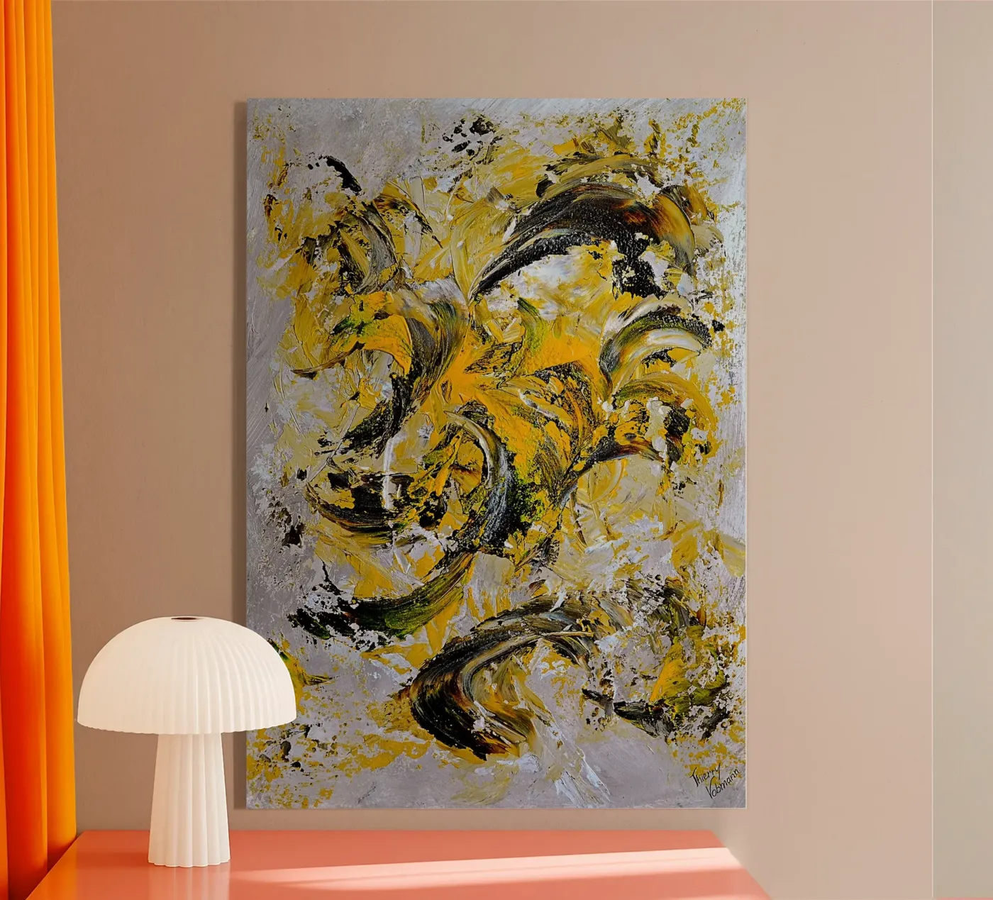 IDEAL GIFT 54 plexiglass da Thierry Vobmann Abstract painting