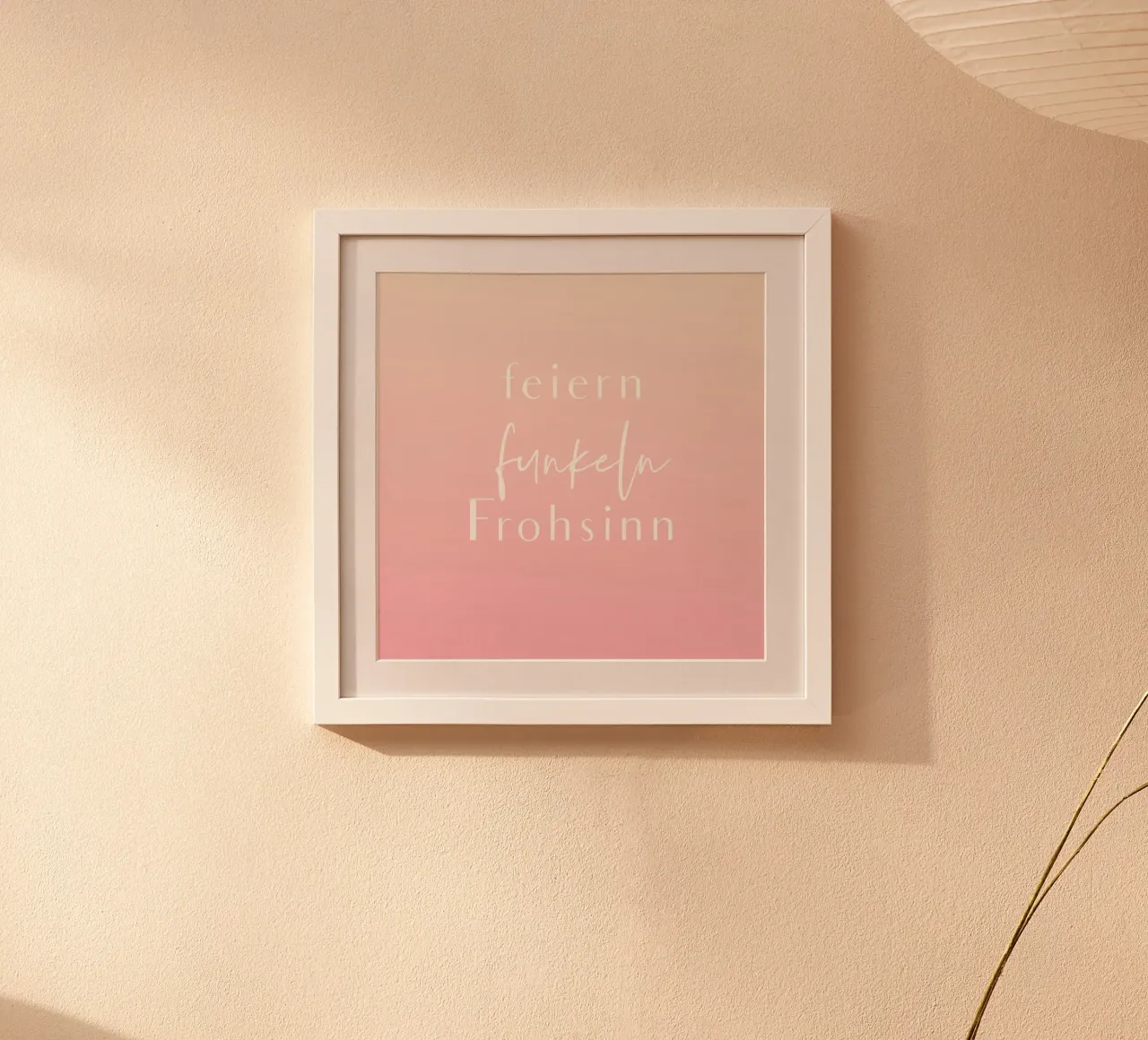 feiern funkeln Frohsinn Poster von Sabrina Ziegenhorn