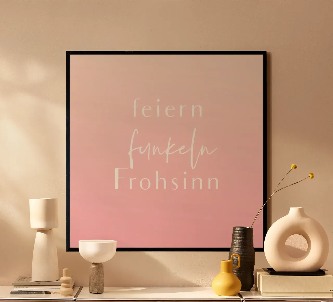 feiern funkeln Frohsinn Poster von Sabrina Ziegenhorn