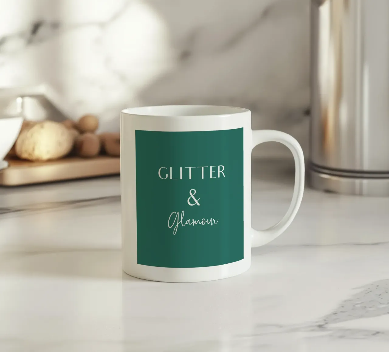 Glitter & Glamour tazza in ceramica da Sabrina Ziegenhorn
