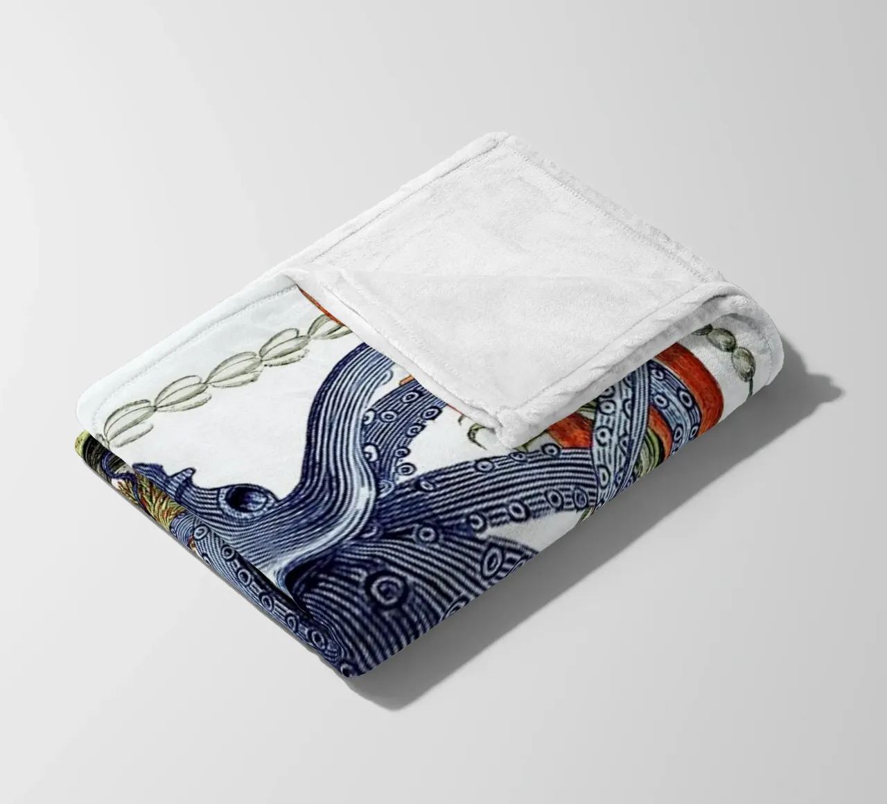 Octopus House fleece blanket by Rococco LA