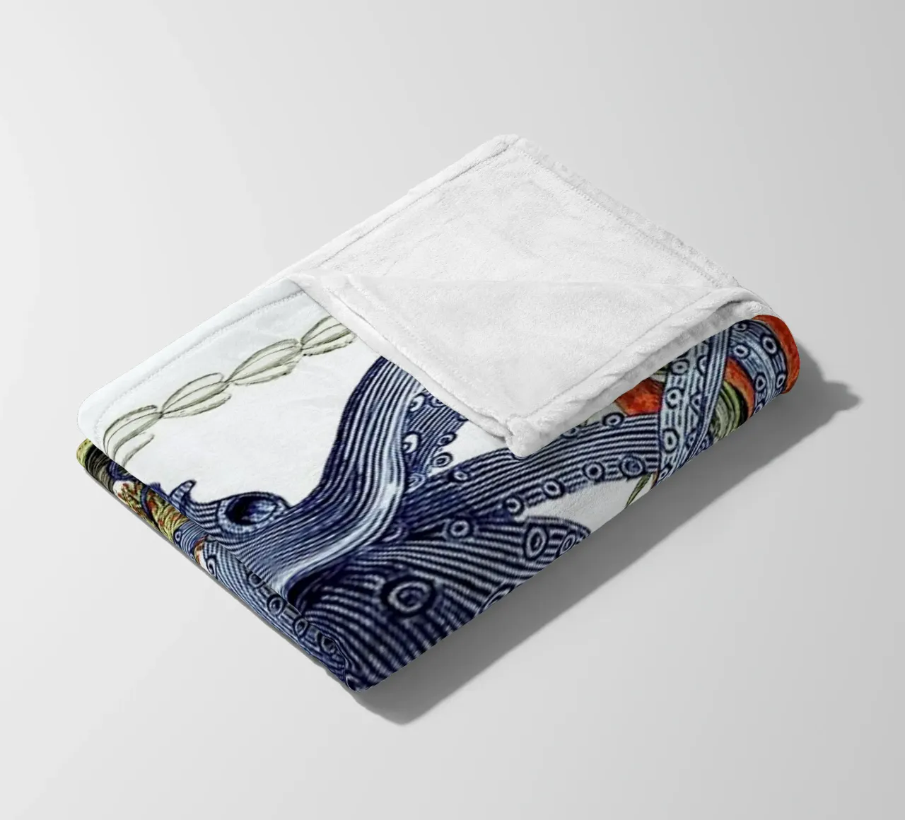 Octopus House fleece blanket by Rococco LA