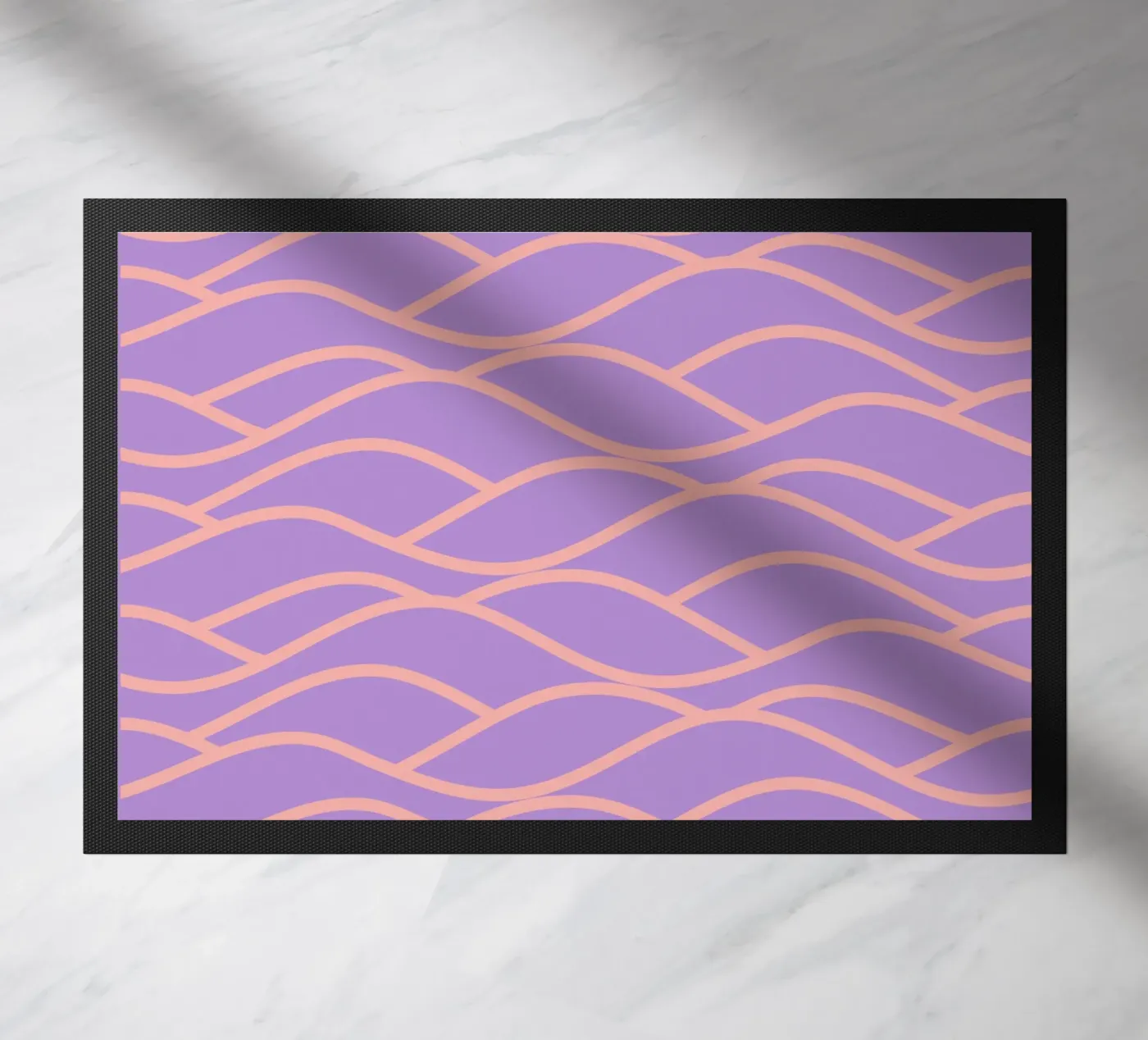 waves deurmat van Sabrina Ziegenhorn