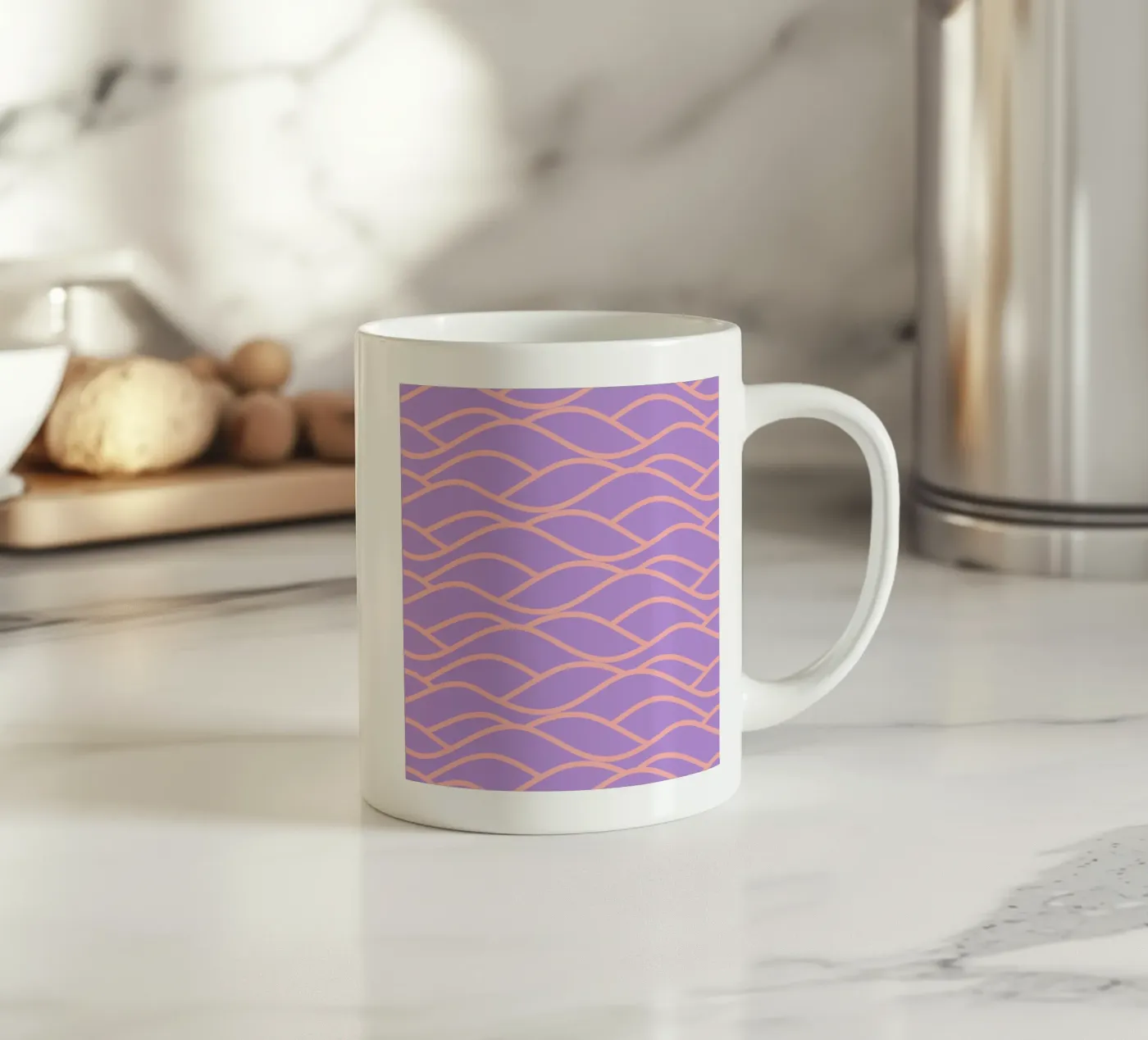 waves mug en céramique de Sabrina Ziegenhorn