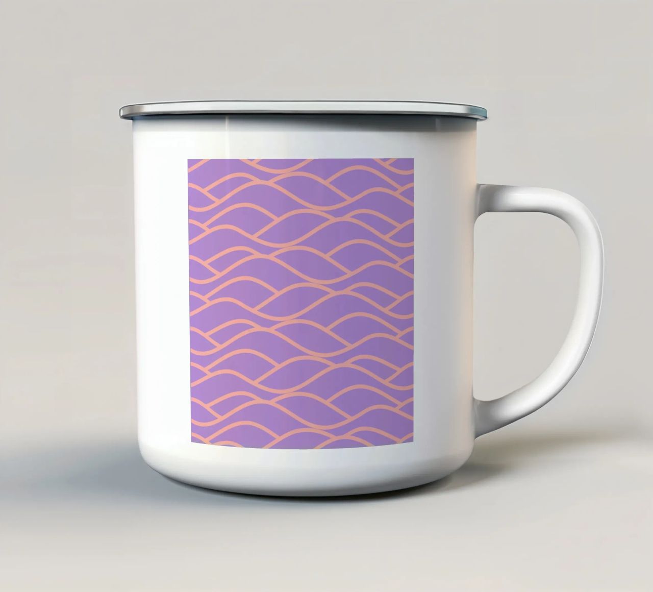 waves tazza in smalto da Sabrina Ziegenhorn