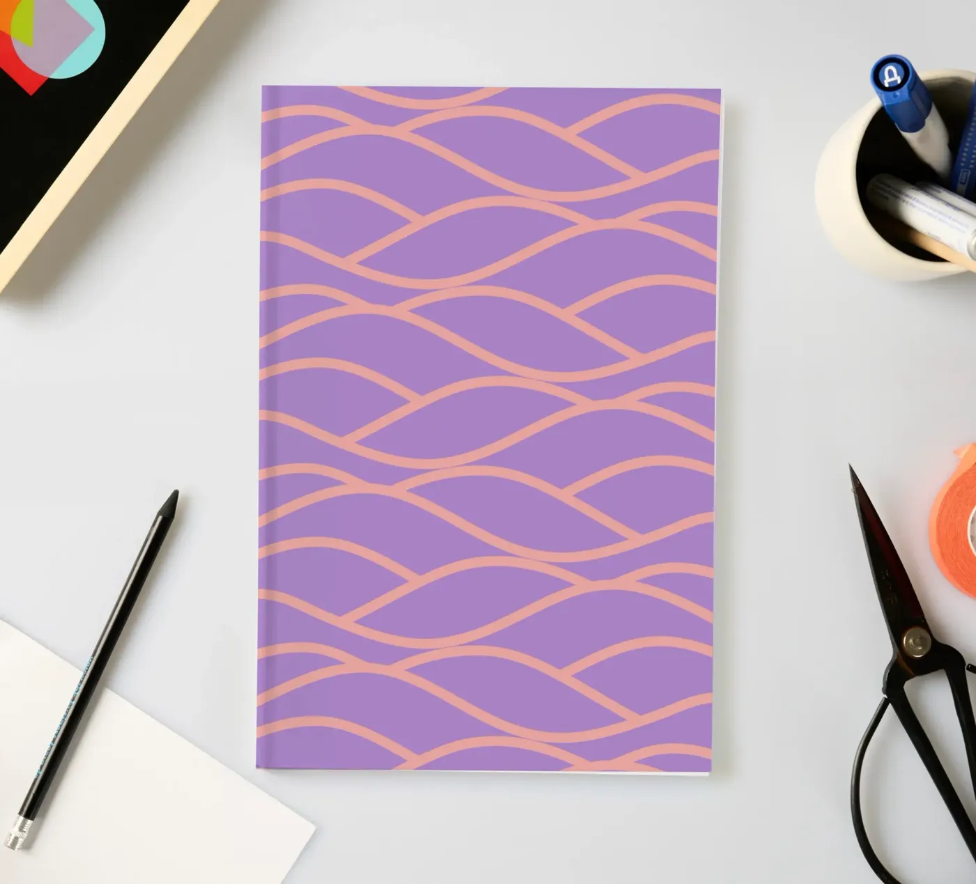 waves notebook by Sabrina Ziegenhorn