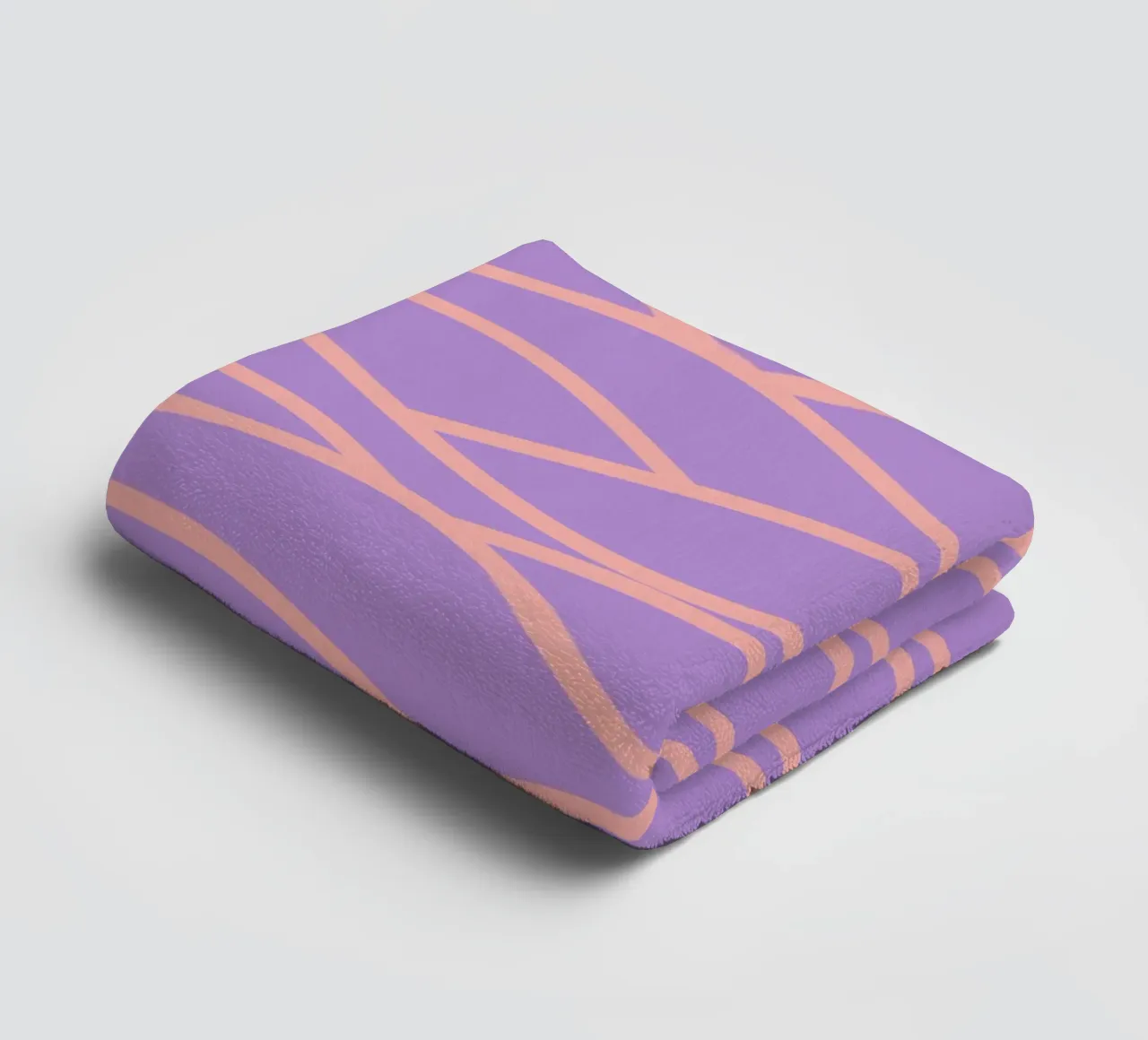 waves towel by Sabrina Ziegenhorn