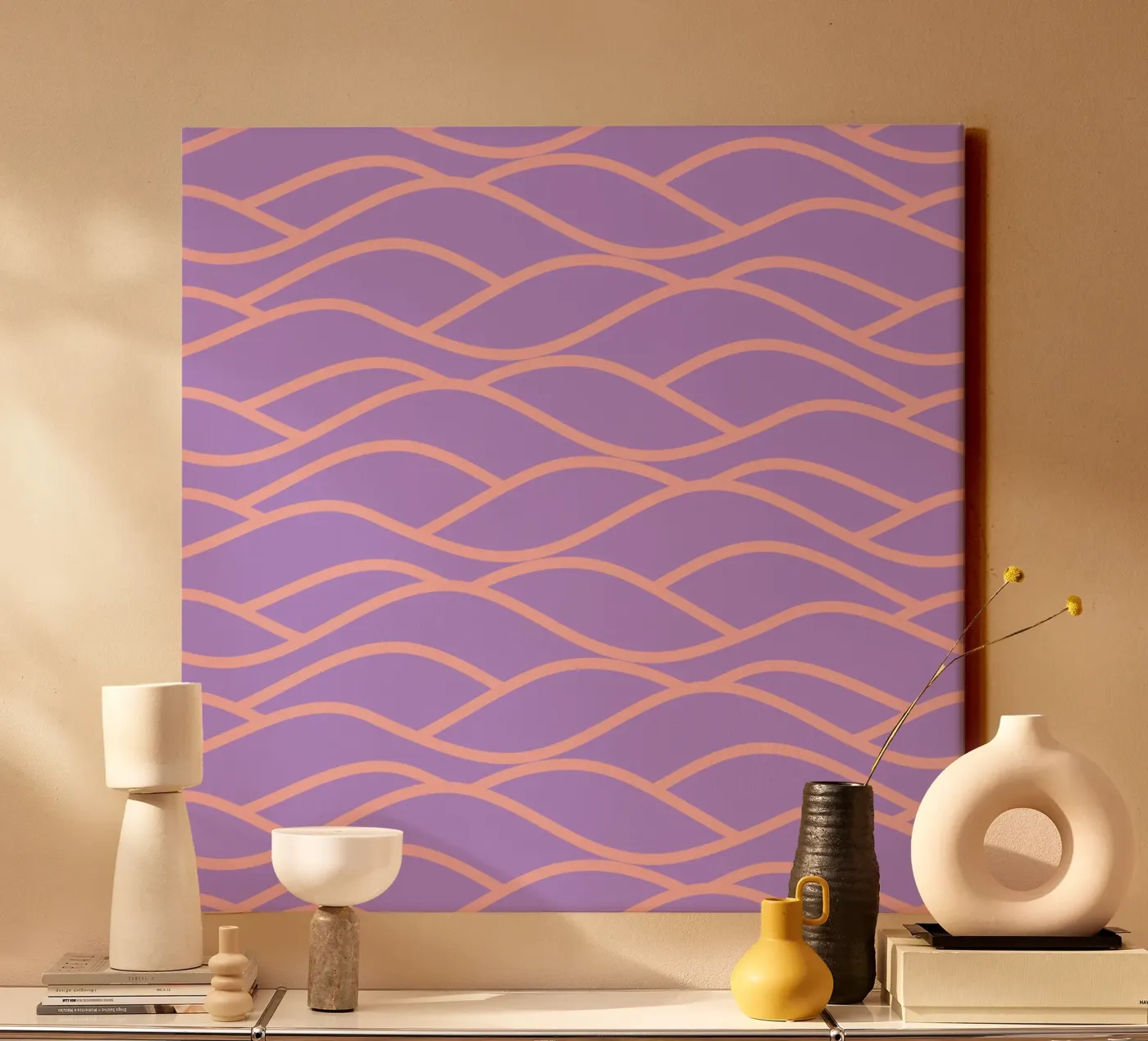 waves canvas van Sabrina Ziegenhorn