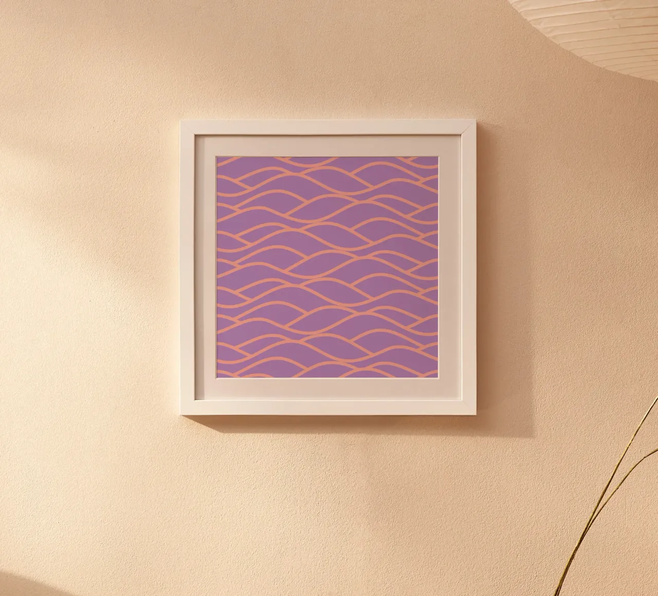 waves poster con telaio in plastica da Sabrina Ziegenhorn
