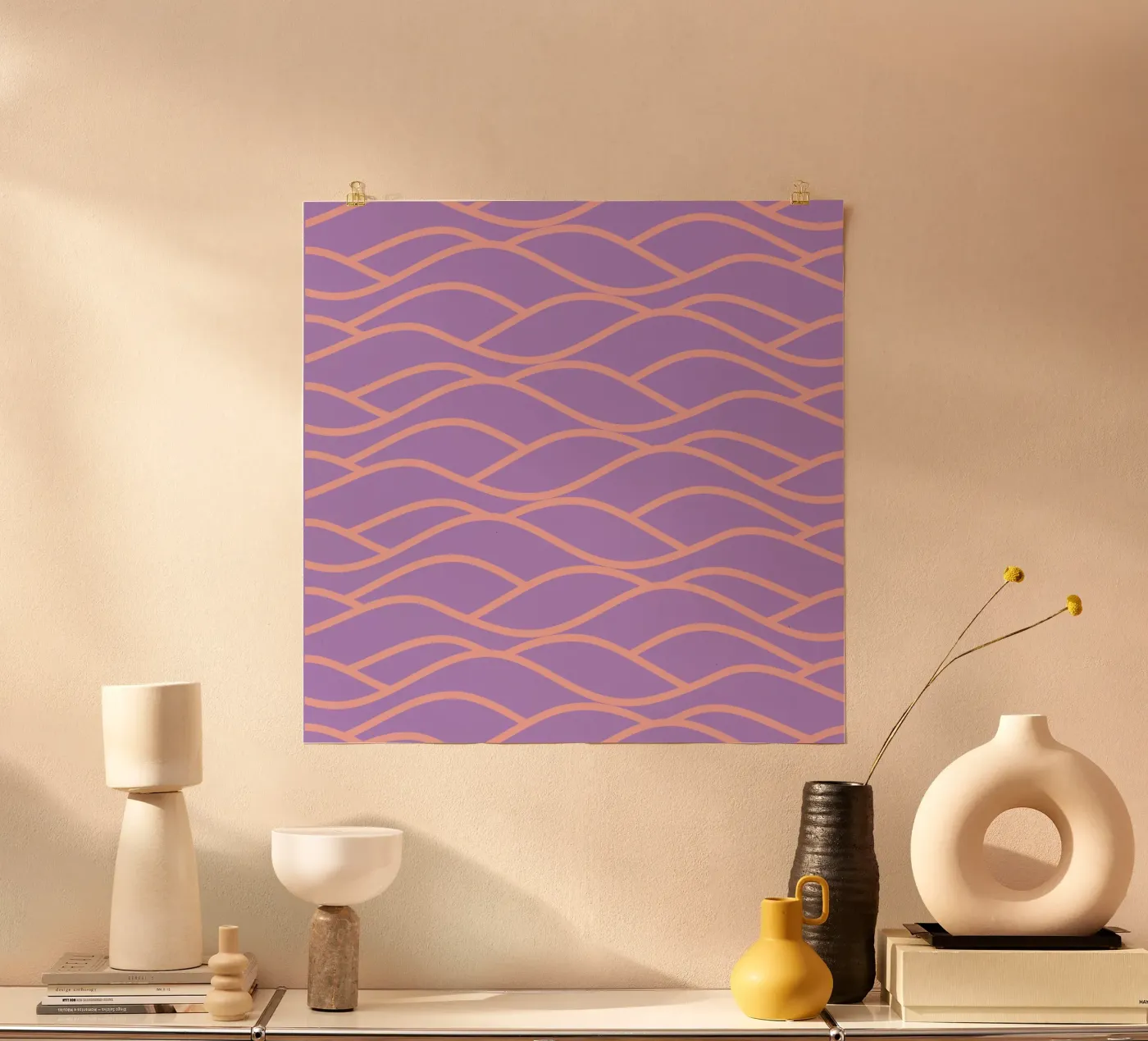 waves poster van Sabrina Ziegenhorn