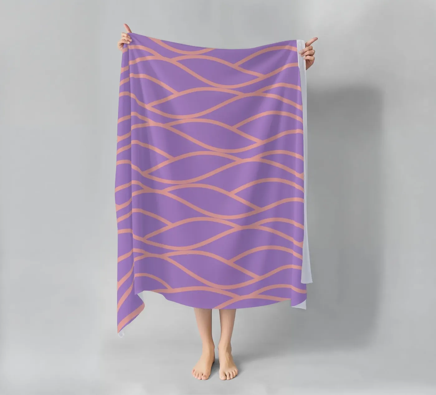 waves serviette de plage de Sabrina Ziegenhorn