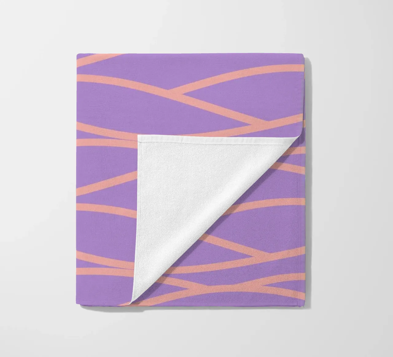 waves beach towel by Sabrina Ziegenhorn