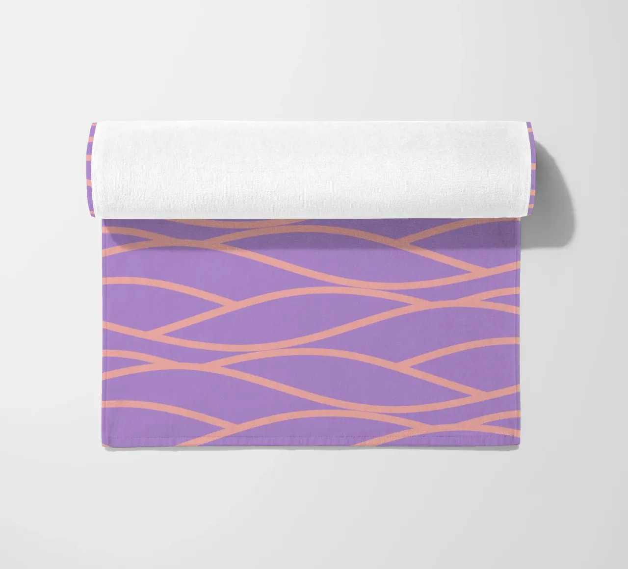 waves beach towel by Sabrina Ziegenhorn