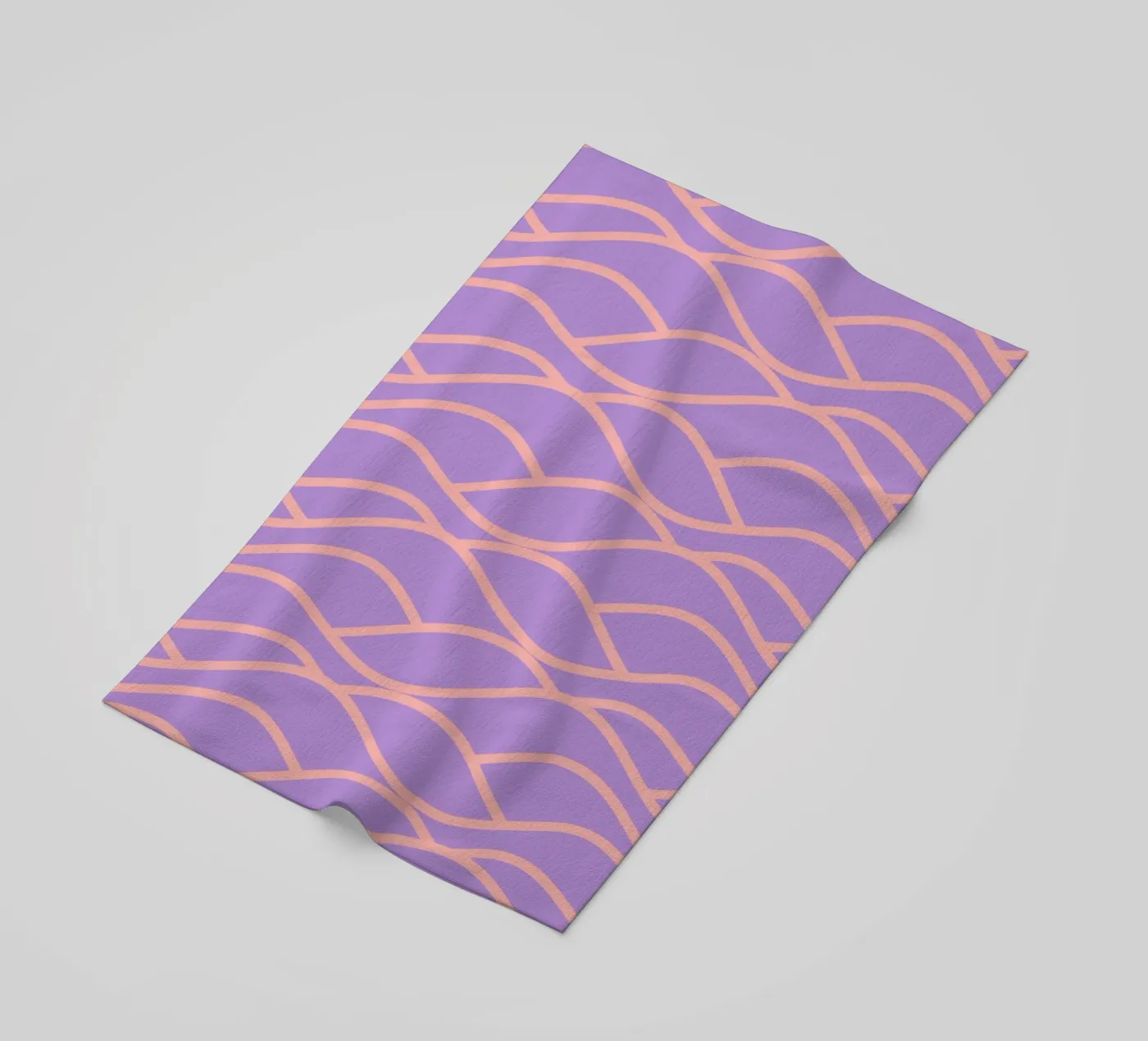 waves beach towel by Sabrina Ziegenhorn