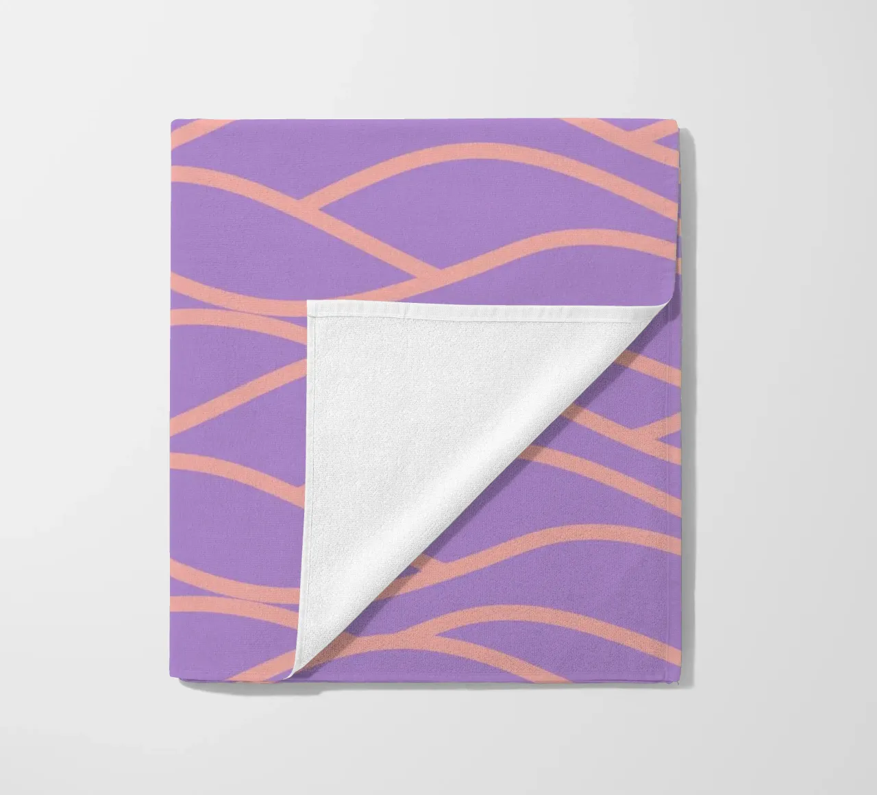 waves beach towel by Sabrina Ziegenhorn